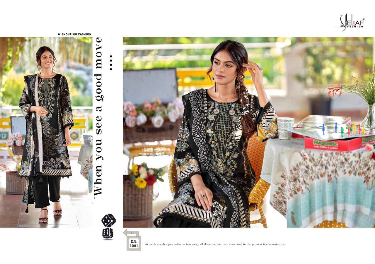 Elaf Premium Asra Jofa Vol 1 Cotton Dress Material 8 pcs Catalogue