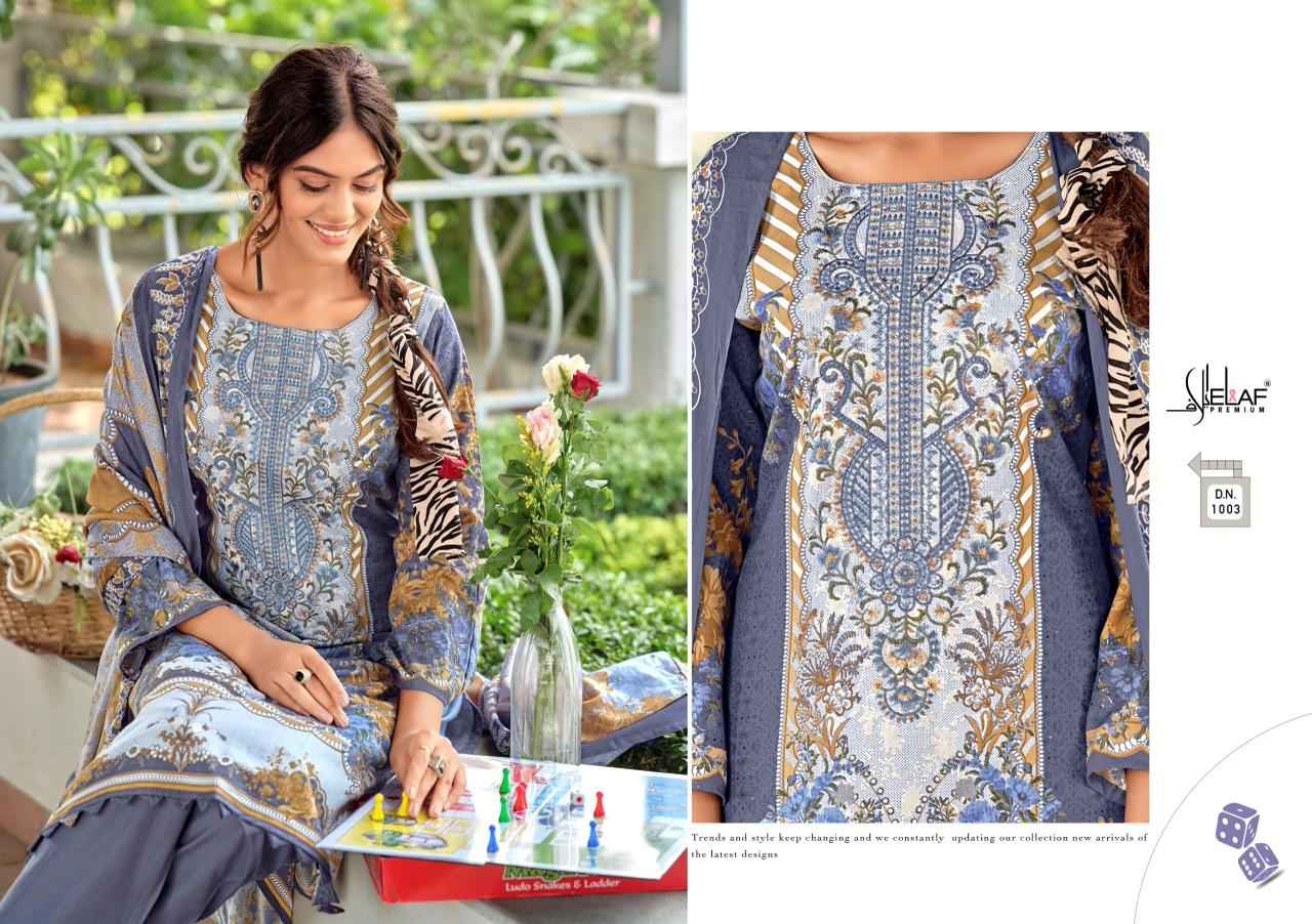 Elaf Premium Asra Jofa Vol 1 Cotton Dress Material 8 pcs Catalogue