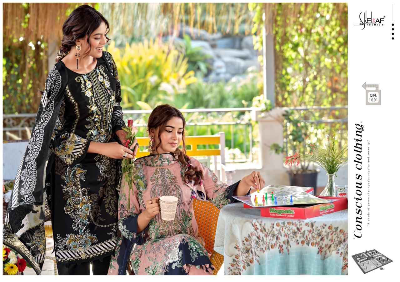 Elaf Premium Asra Jofa Vol 1 Cotton Dress Material 8 pcs Catalogue