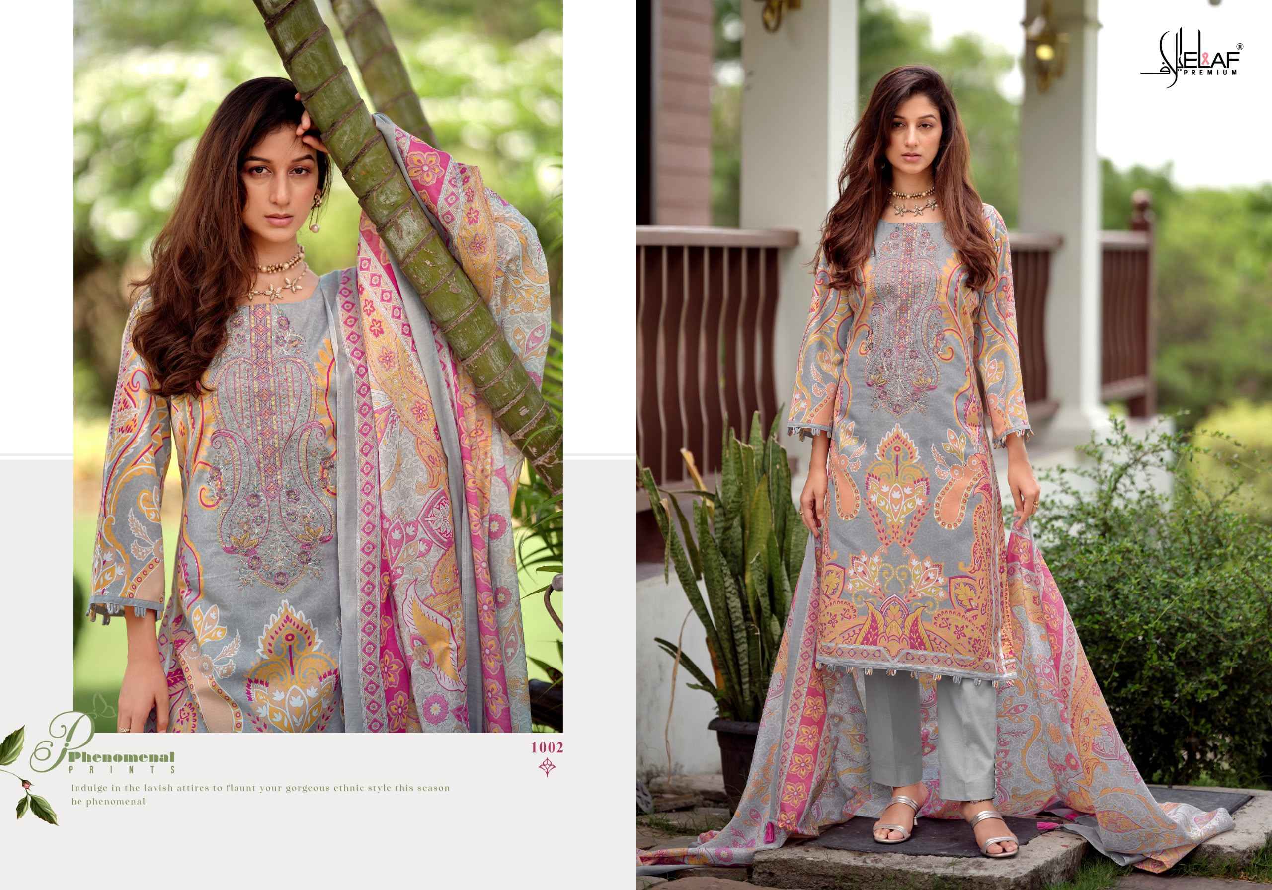 Elaf Premium Asra Jofa Vol 2 Cotton Dress Material 8 pcs Catalogue