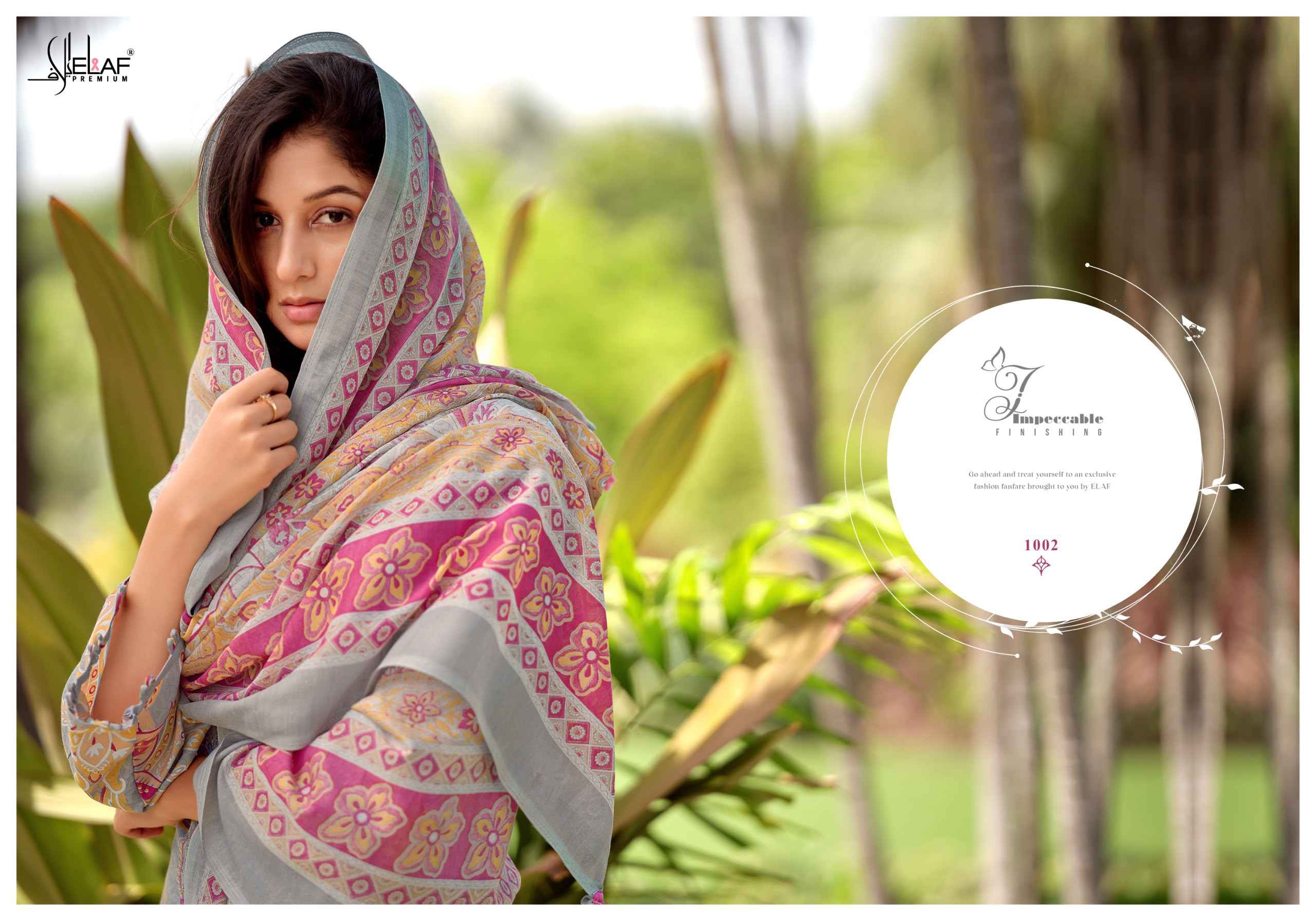 Elaf Premium Asra Jofa Vol 2 Cotton Dress Material 8 pcs Catalogue