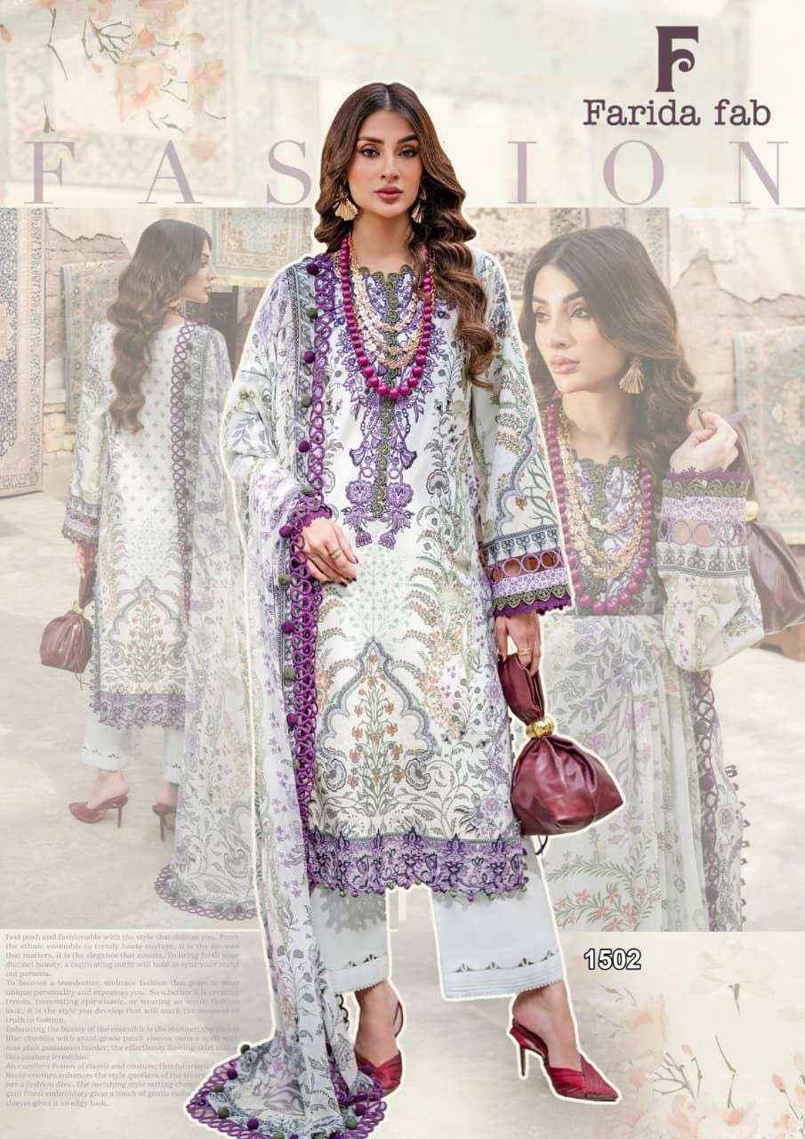Farida Fab Crimson Vol 15 Readymade Cotton Dress 6 pcs Catalogue