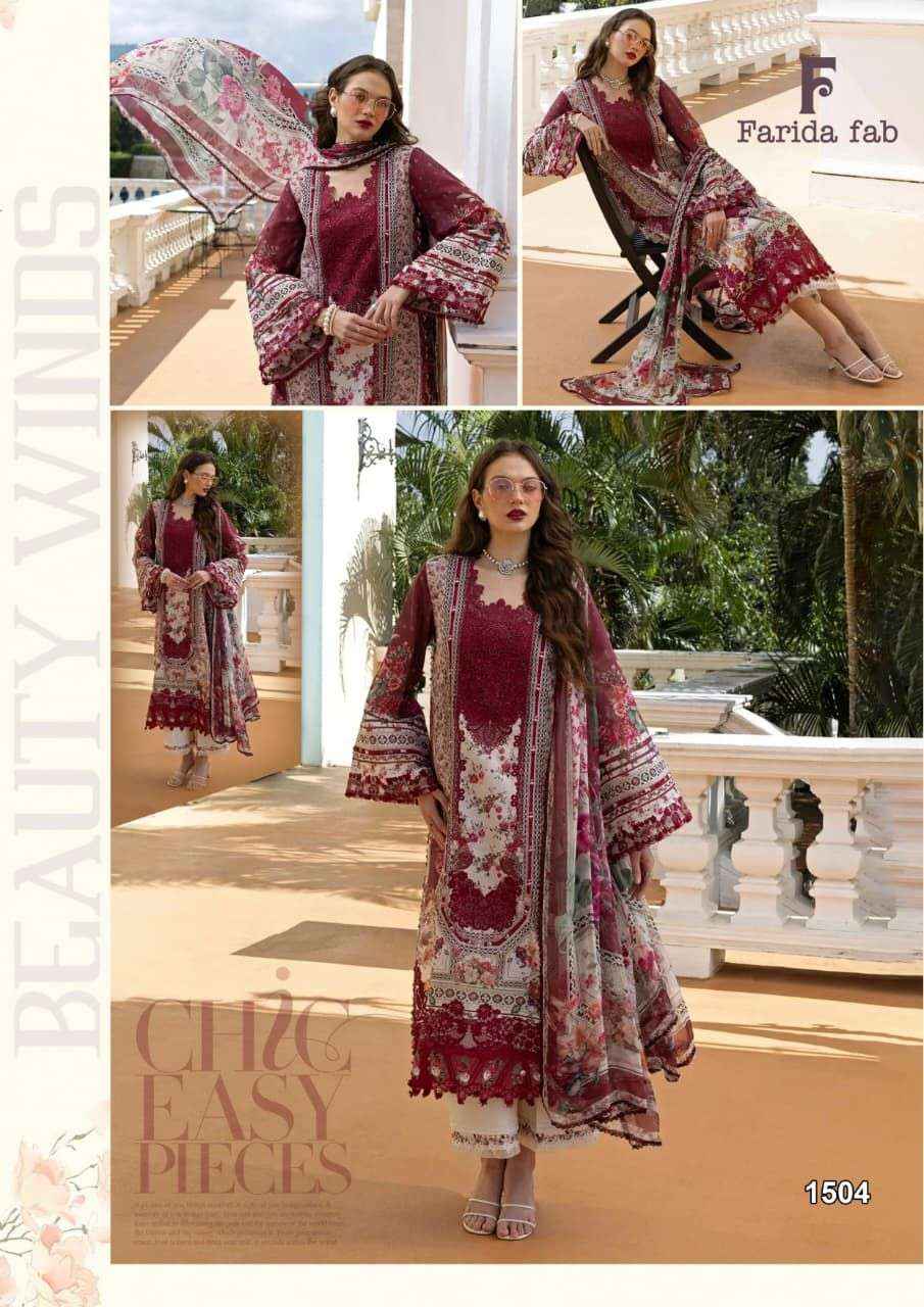 Farida Fab Crimson Vol 15 Readymade Cotton Dress 6 pcs Catalogue