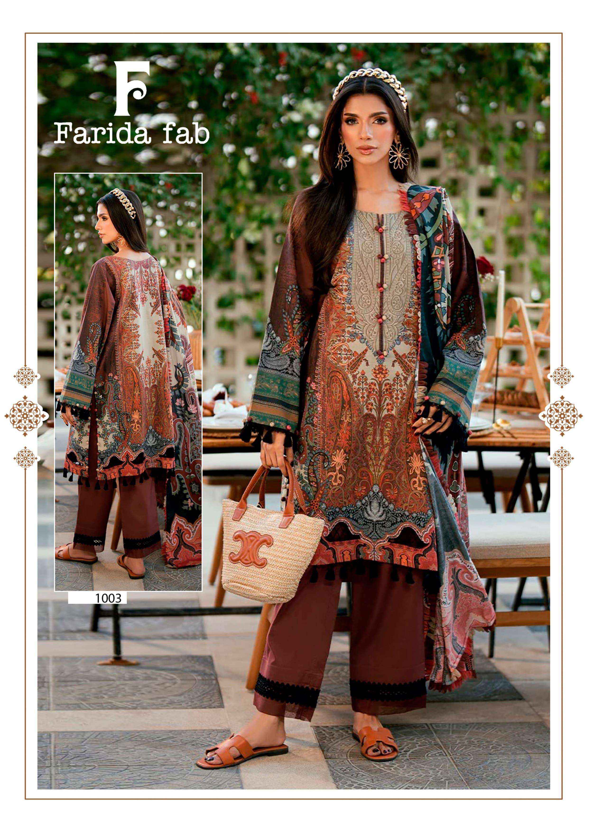 Farida Fab Julfat Vol 11 Readymade Cotton Dress 6 pcs Catalogue