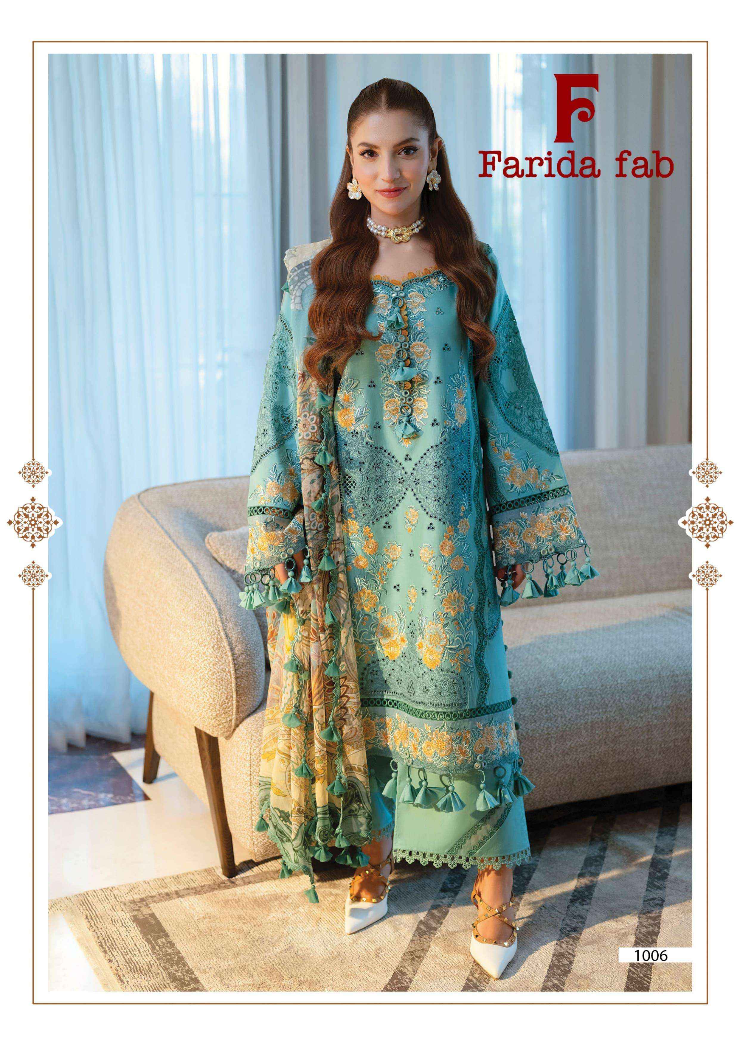 Farida Fab Julfat Vol 11 Readymade Cotton Dress 6 pcs Catalogue