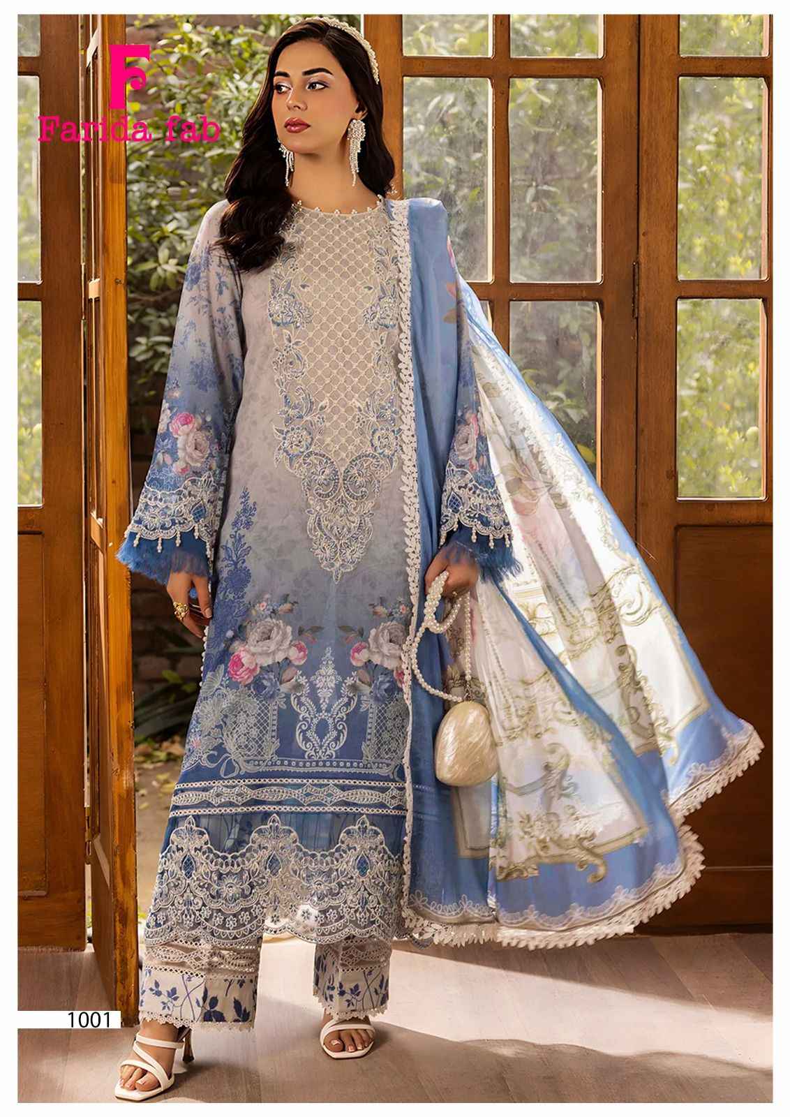 Farida Fab Parian Dream Vol 22 Cotton Dress Material 6 pcs Catalogue