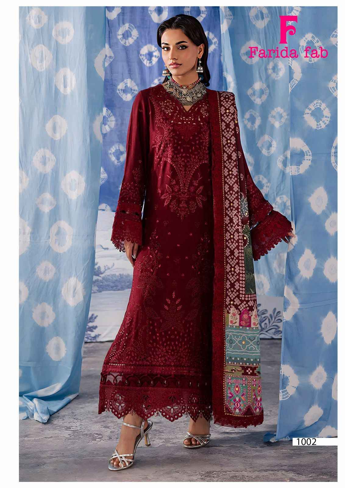 Farida Fab Parian Dream Vol 22 Cotton Dress Material 6 pcs Catalogue