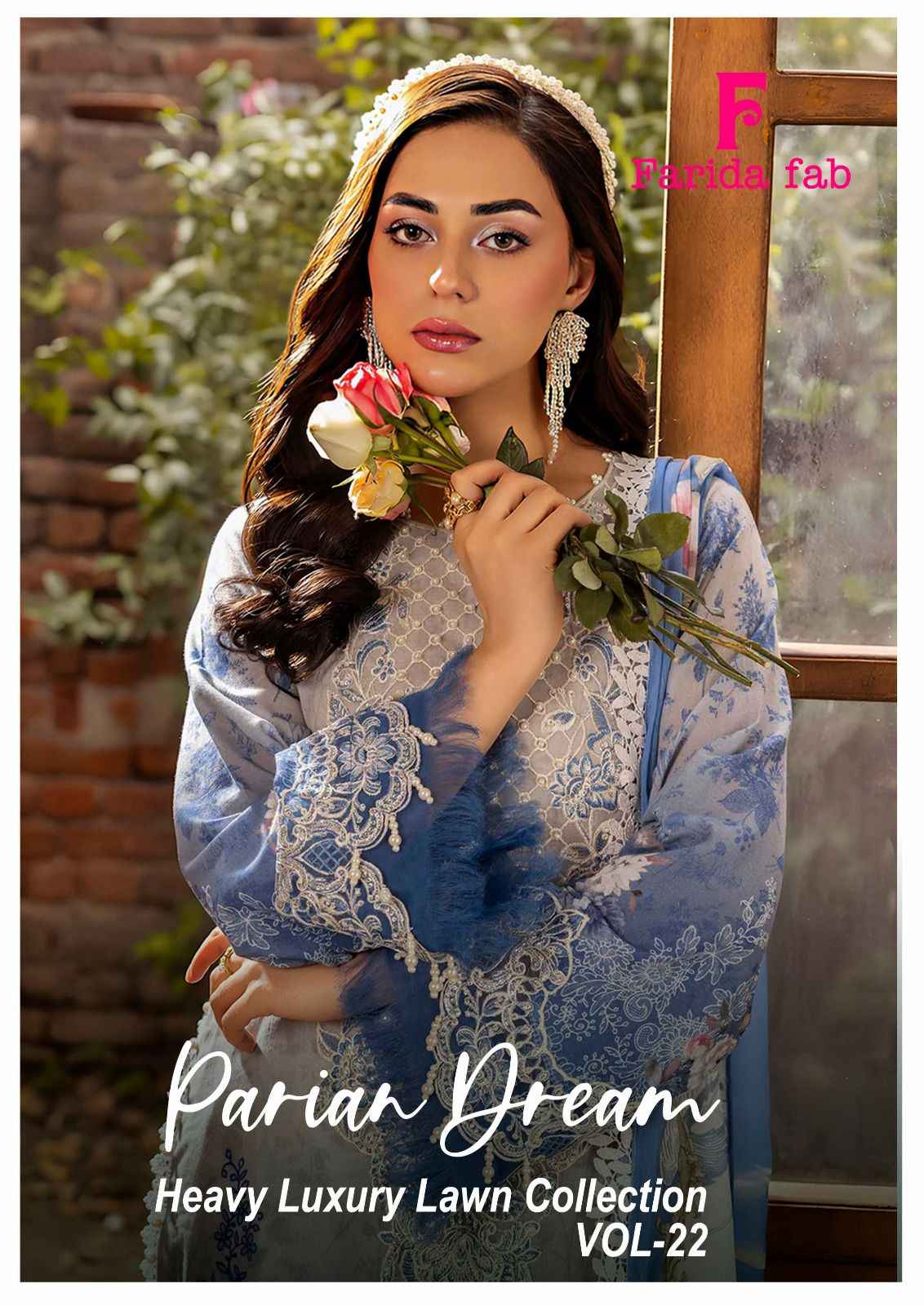 Farida Fab Parian Dream Vol 22 Cotton Dress Material 6 pcs Catalogue