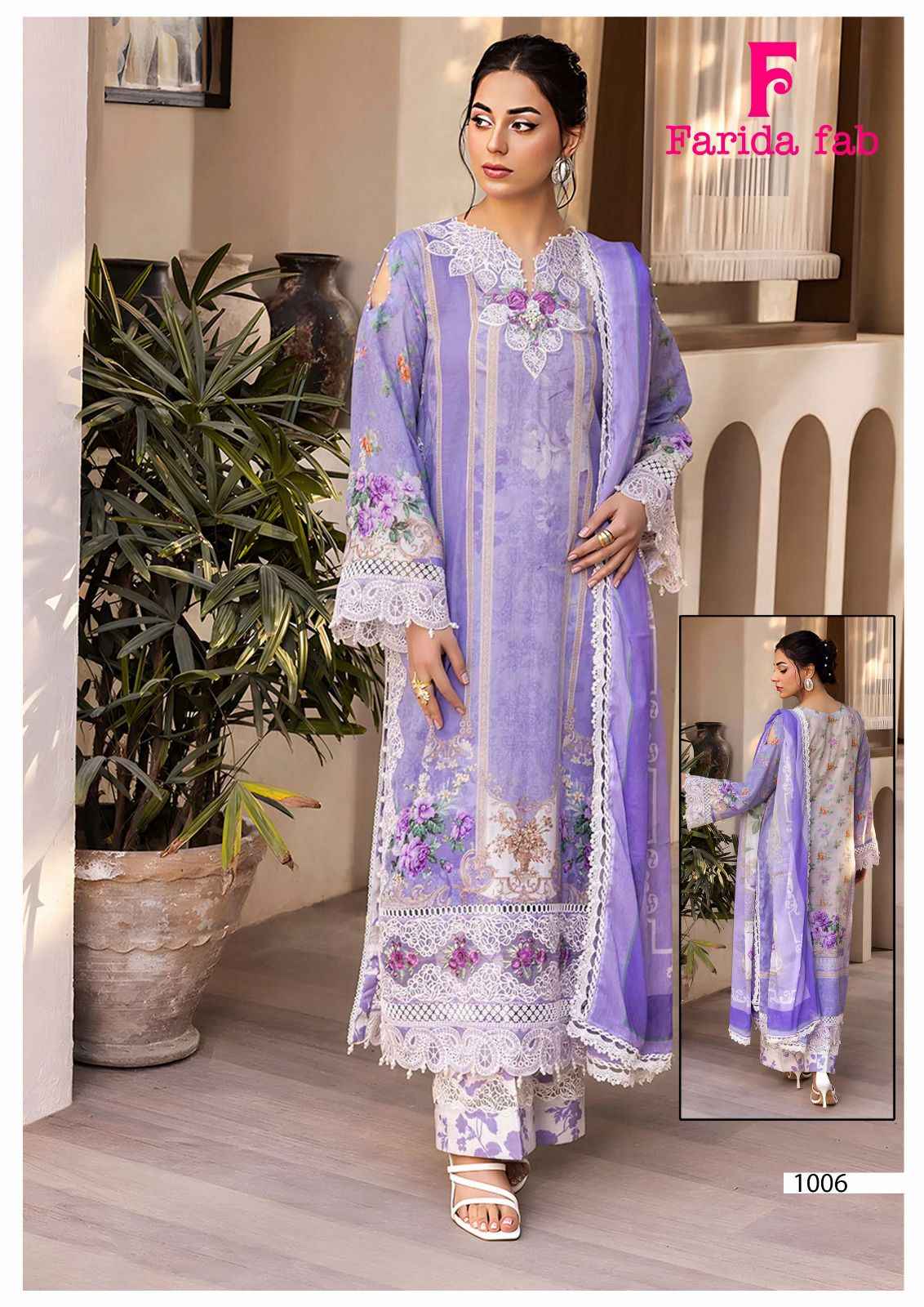 Farida Fab Parian Dream Vol 22 Cotton Dress Material 6 pcs Catalogue