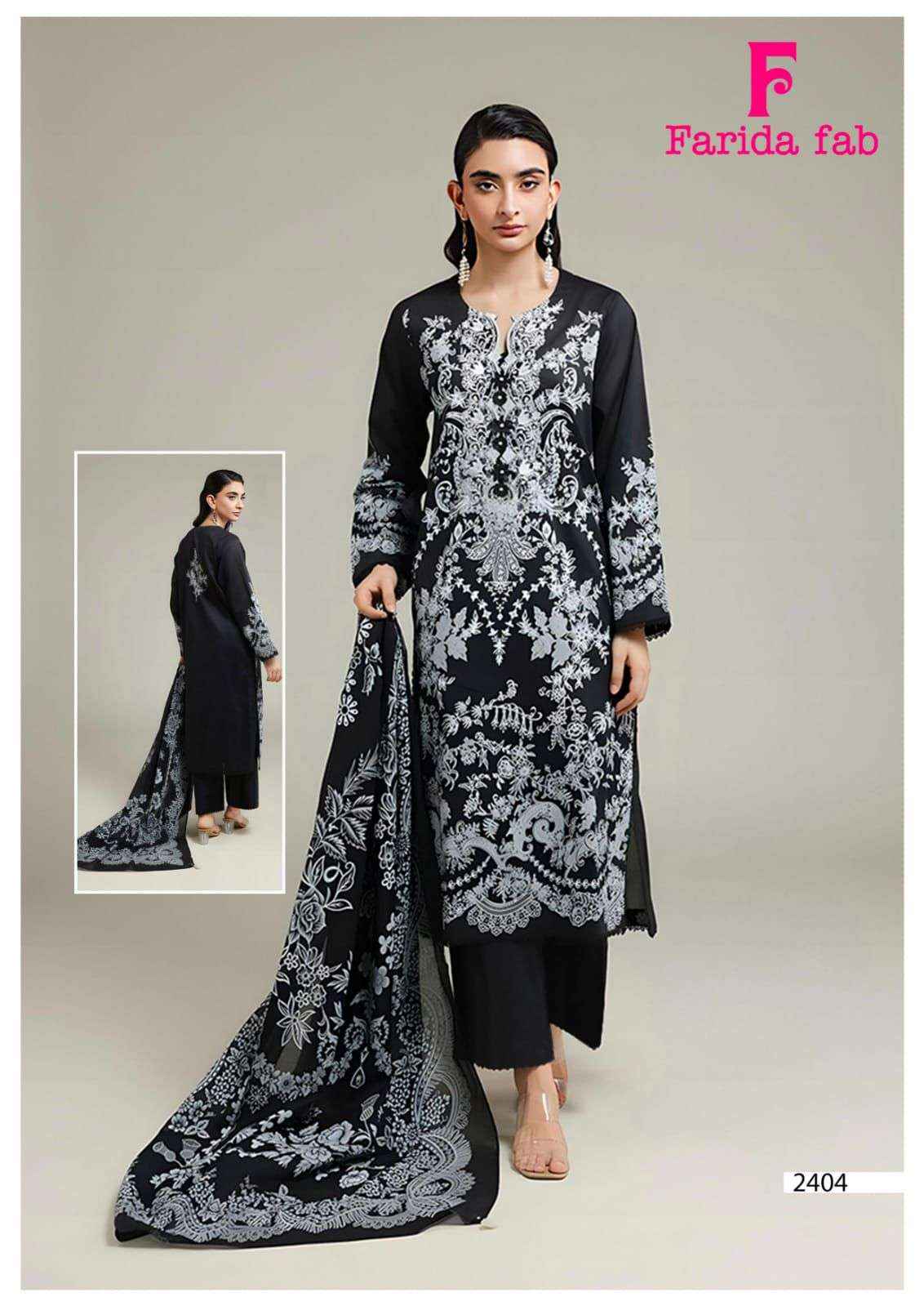 Farida Fab Parian Dream Vol 24 Cotton Dress Material 6 pcs Catalogue