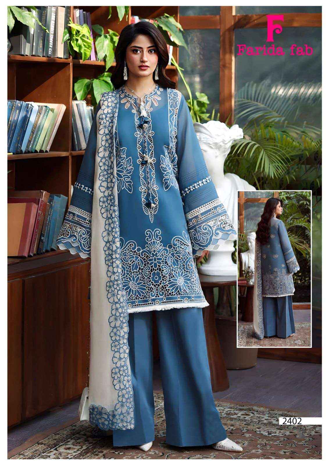 Farida Fab Parian Dream Vol 24 Cotton Dress Material 6 pcs Catalogue
