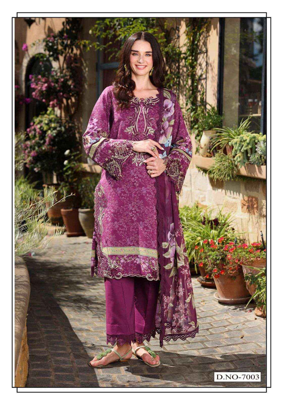Farida Fab Ramsha Nx Lawn Cotton Dress Material 6 pcs Catalogue