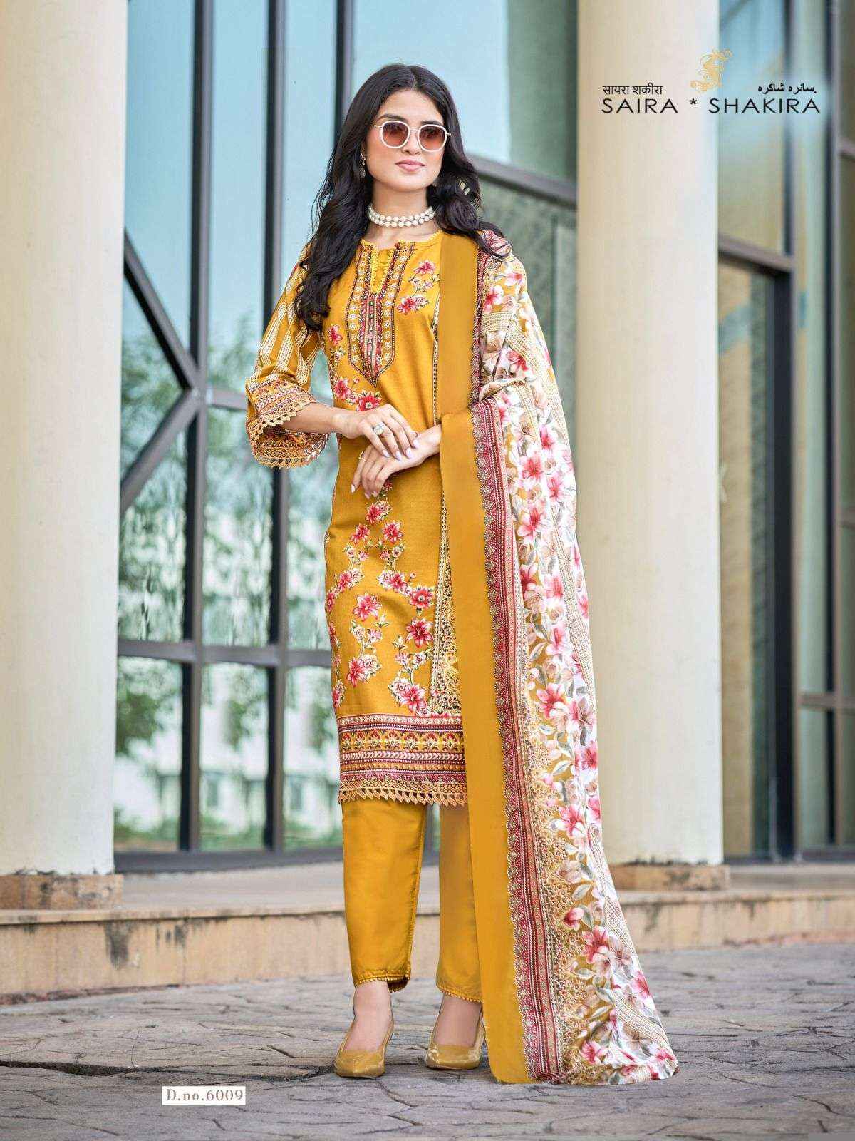 Ganesha Saira Shakira Vol 6 Cotton Dress Material 8 pcs Catalogue