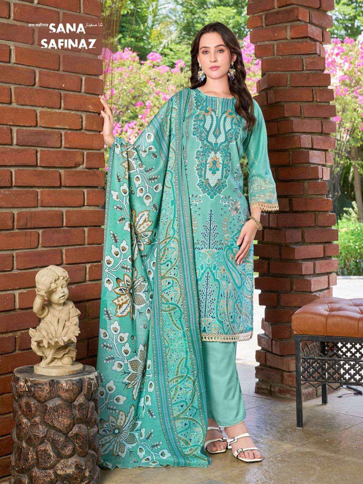Ganesha Sana Safinaz Vol 12 Cotton Dress Material 8 pcs Catalogue