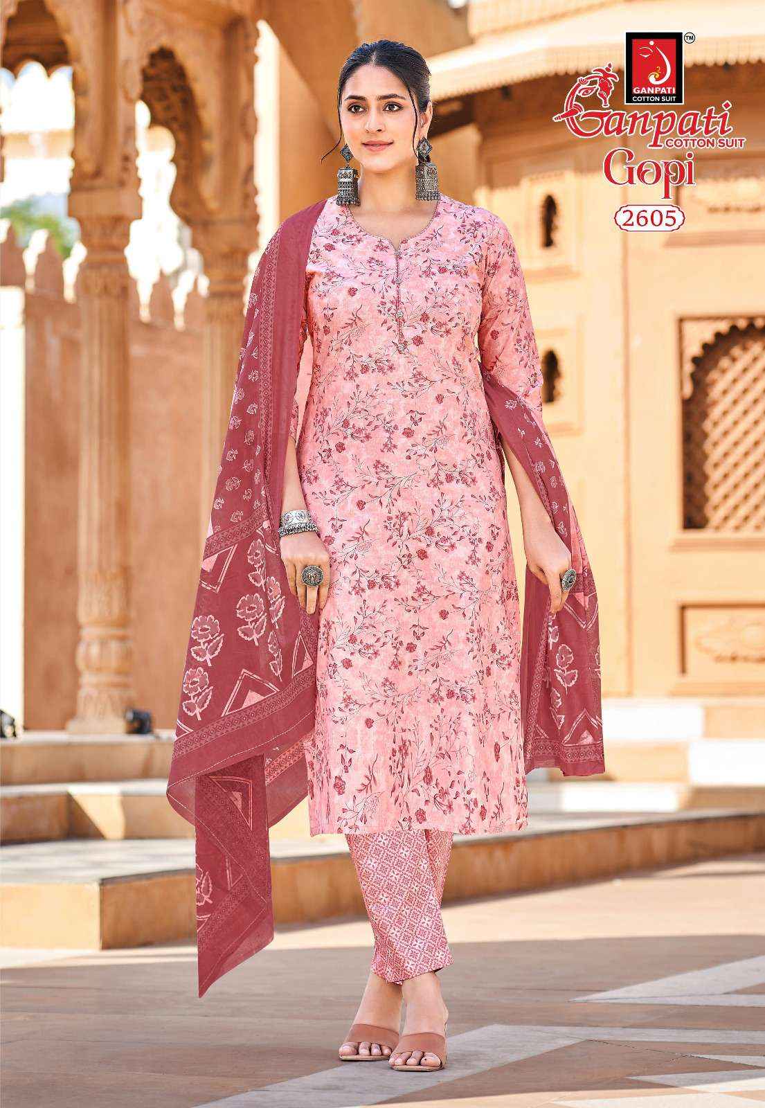 Ganpati Gopi Vol 15 Readymade Cotton Dress 15 pcs Catalogue