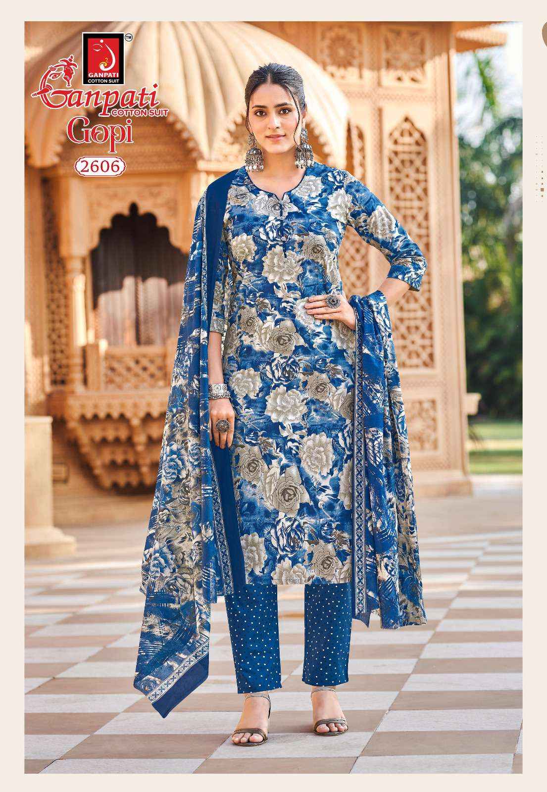 Ganpati Gopi Vol 15 Readymade Cotton Dress 15 pcs Catalogue