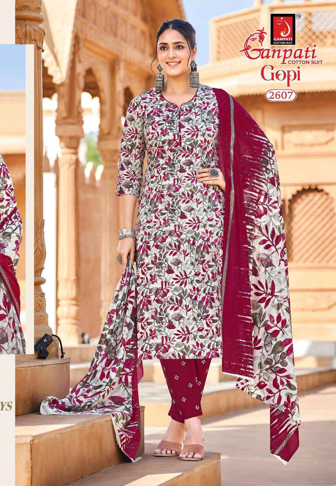 Ganpati Gopi Vol 15 Readymade Cotton Dress 15 pcs Catalogue