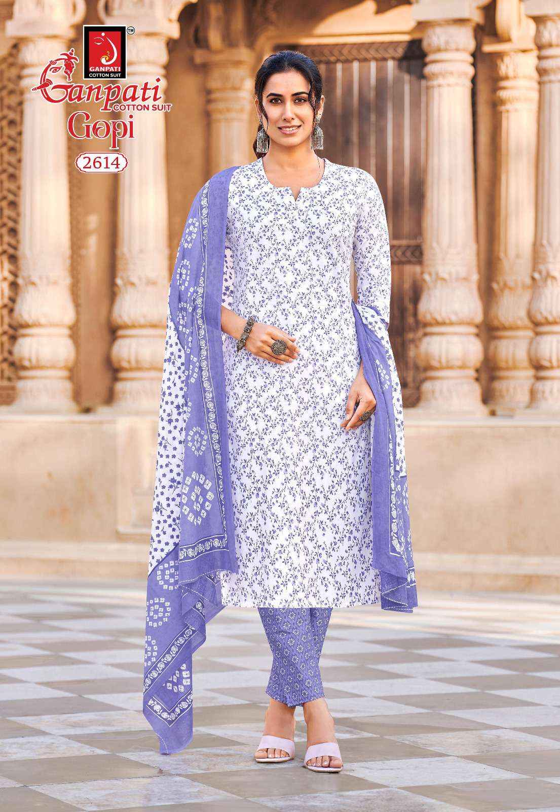 Ganpati Gopi Vol 15 Readymade Cotton Dress 15 pcs Catalogue