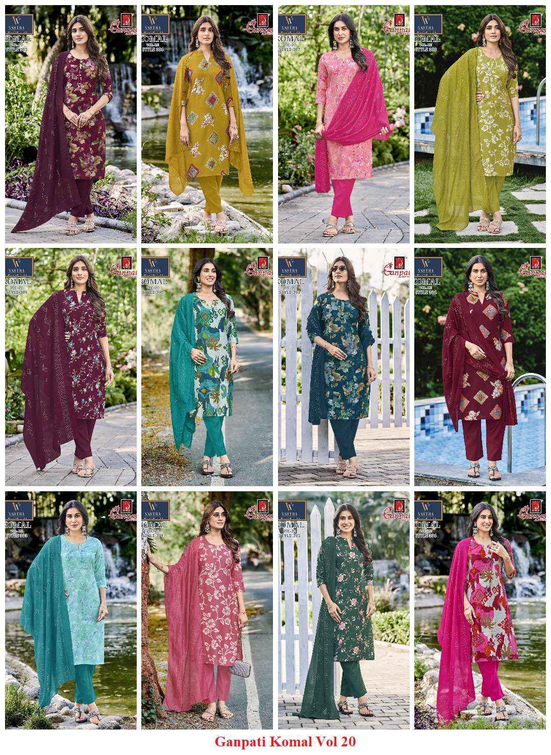 Ganpati Komal Vol 20 Readymade Cotton Dress 12 pcs Catalogue