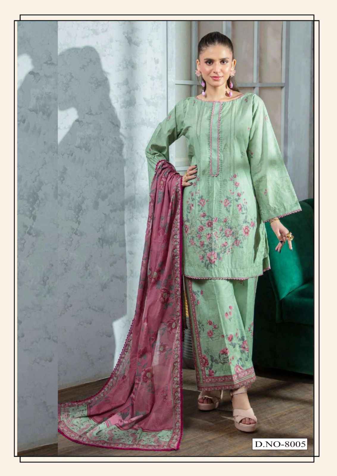 Hala Ramsha Vol 8 Cotton Dress Material 6 pcs Catalogue