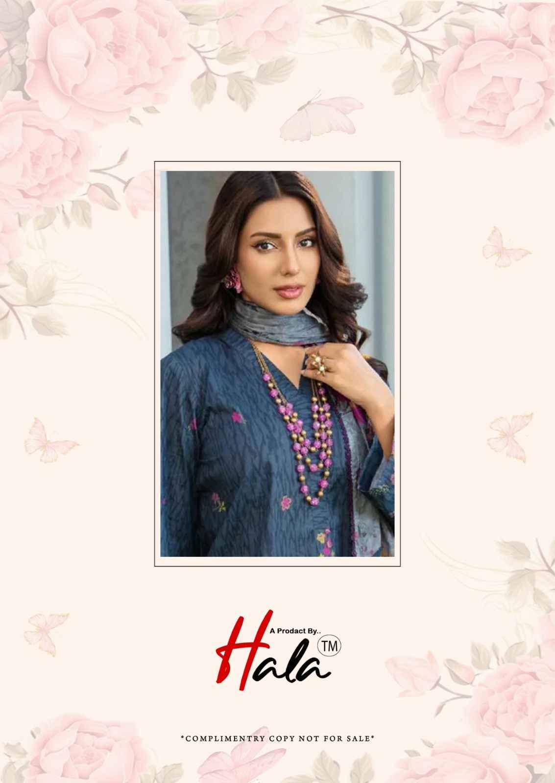 Hala Ramsha Vol 8 Cotton Dress Material 6 pcs Catalogue