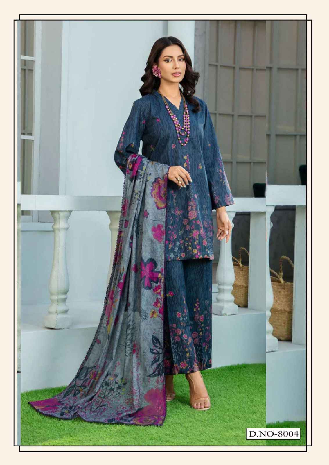 Hala Ramsha Vol 8 Cotton Dress Material 6 pcs Catalogue