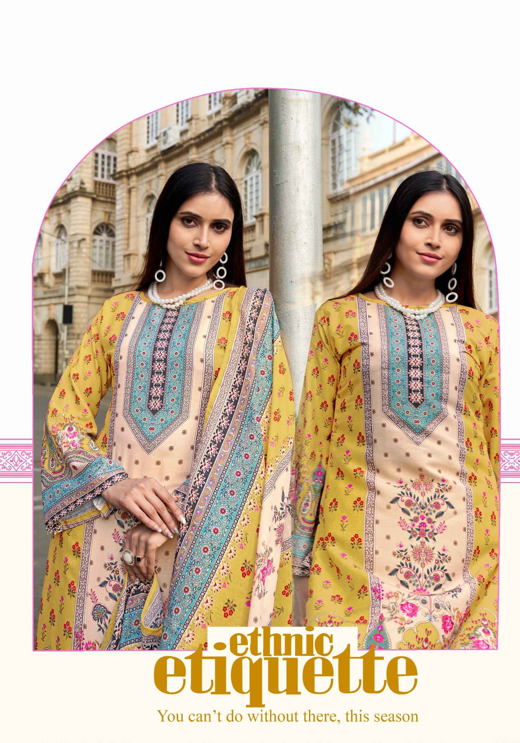 Harshit Fashion Aleesa Maslin Dress Material 6 pcs Catalogue