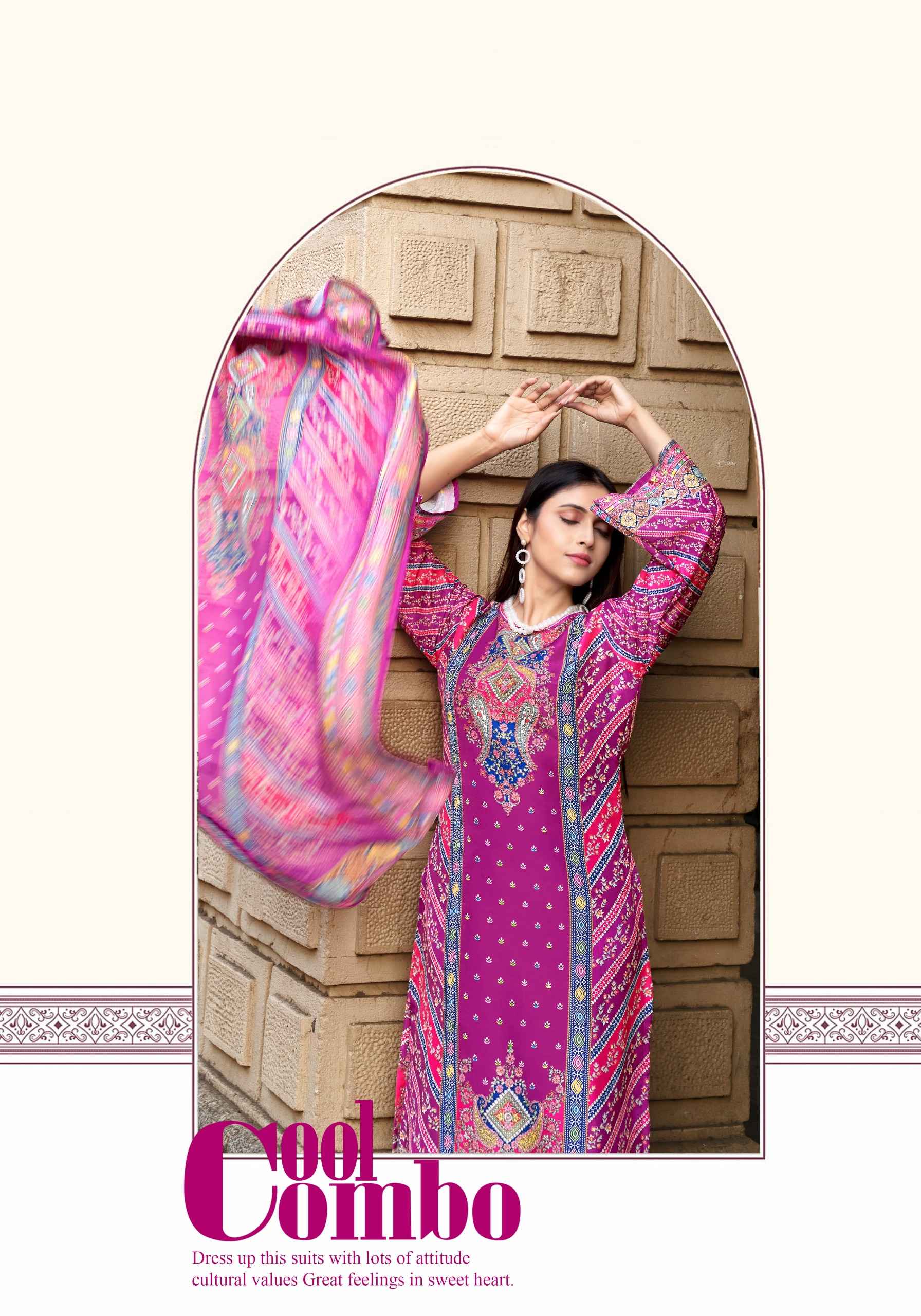 Harshit Fashion Aleesa Maslin Dress Material 6 pcs Catalogue