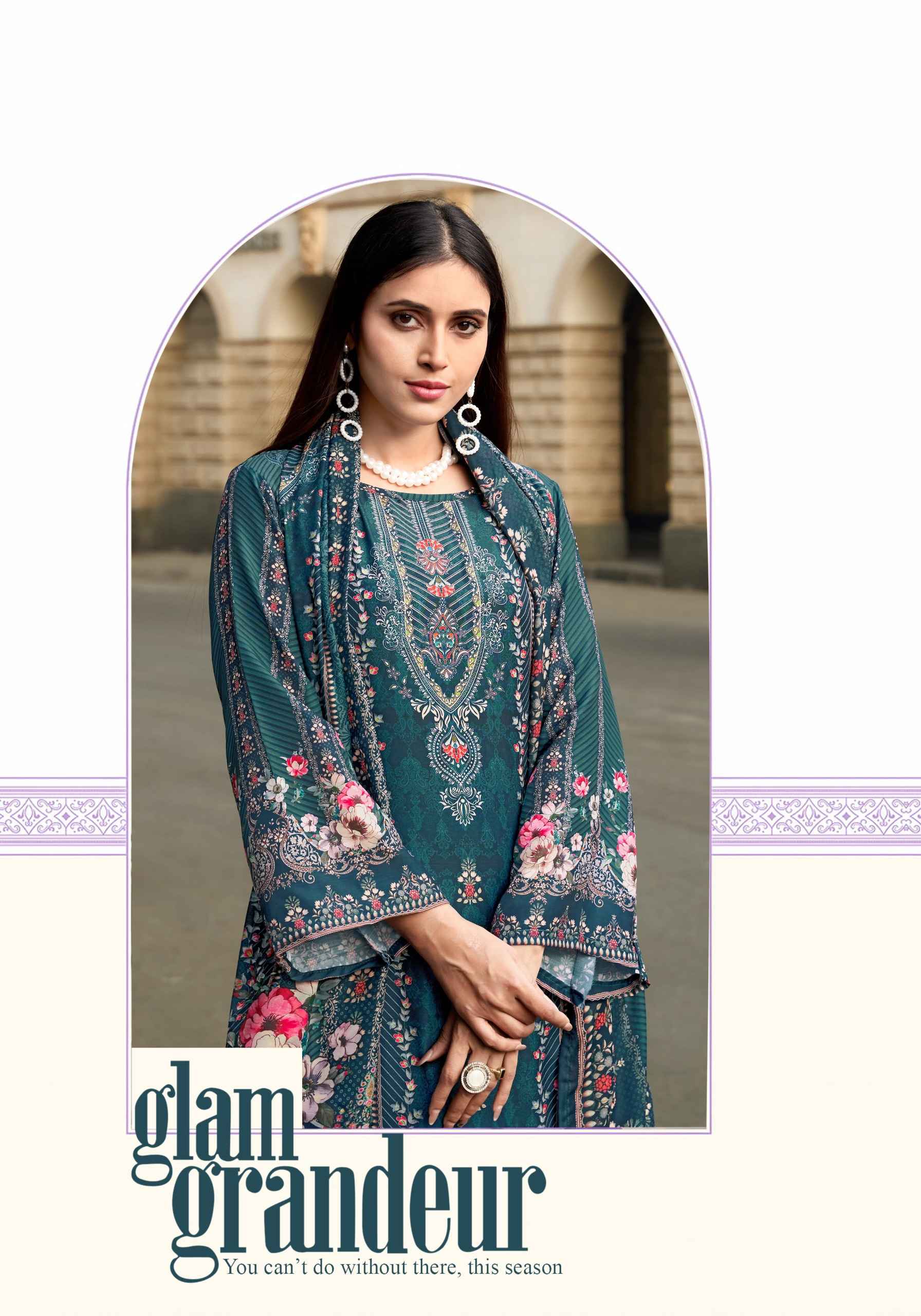 Harshit Fashion Aleesa Maslin Dress Material 6 pcs Catalogue