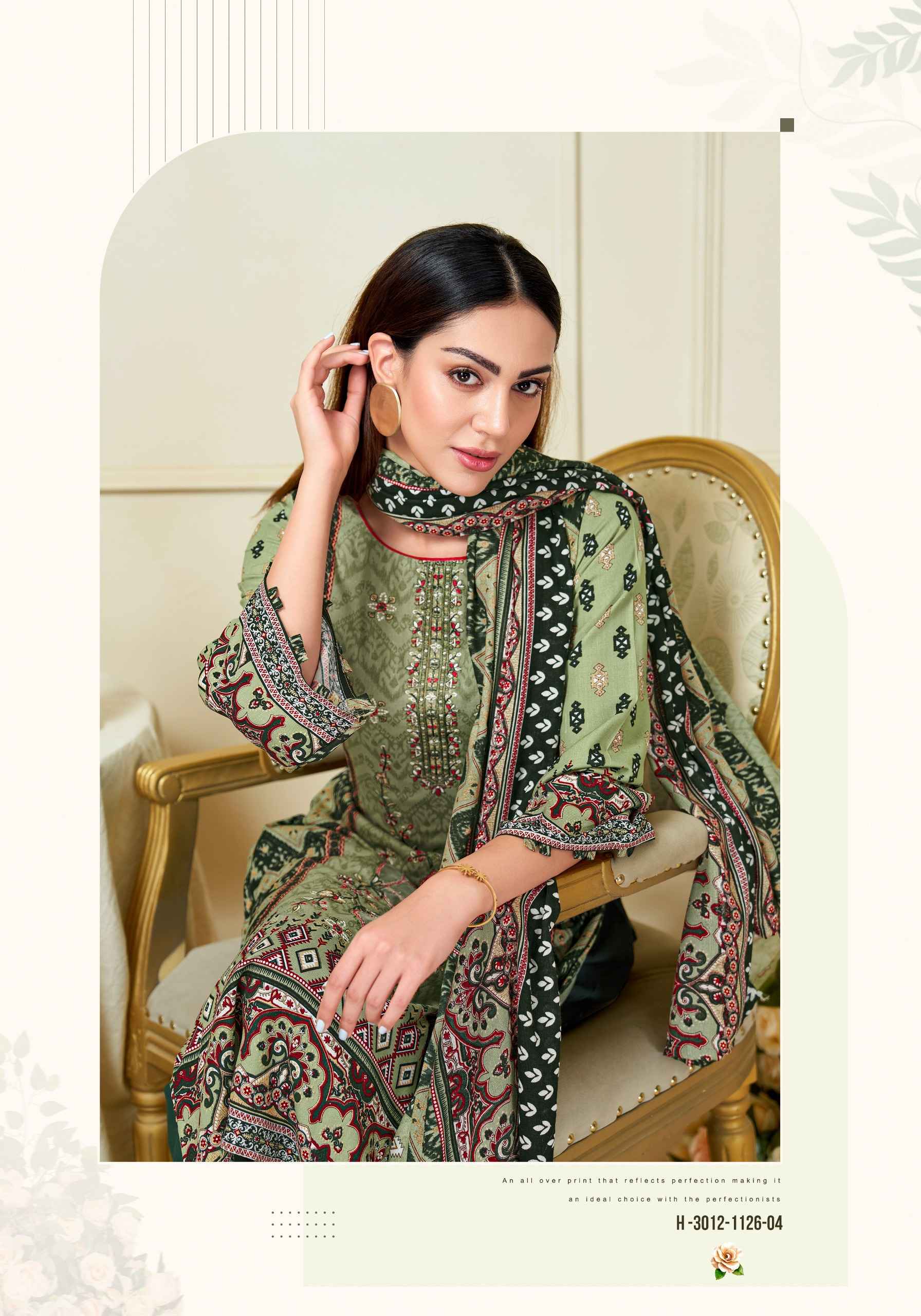 Harshit Fashion Lime Light Premium Viscose Reyon Dress Material 6 pcs Catalogue