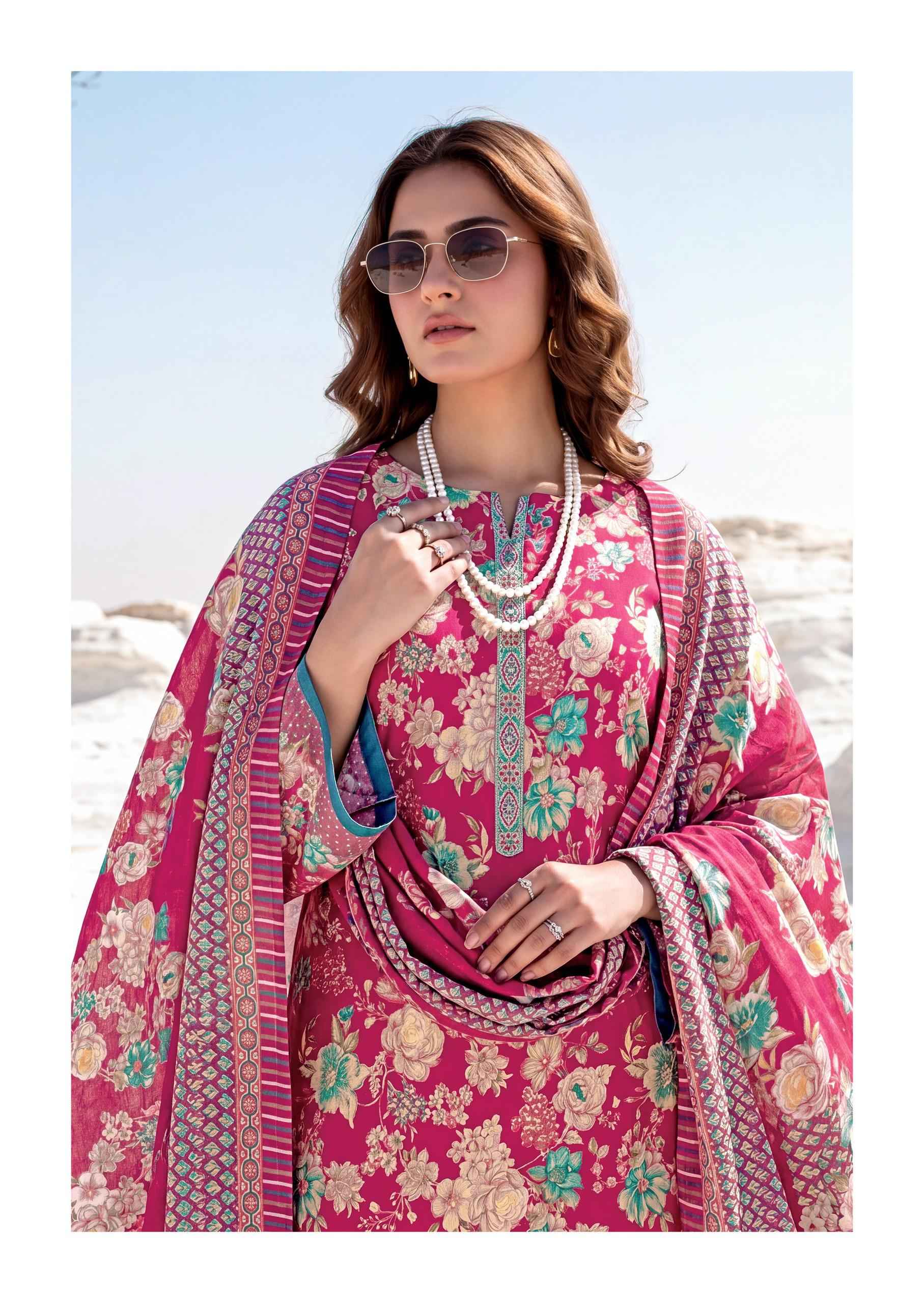 Harshit Fashion Lumina Zam Dress Material 6 pcs Catalogue