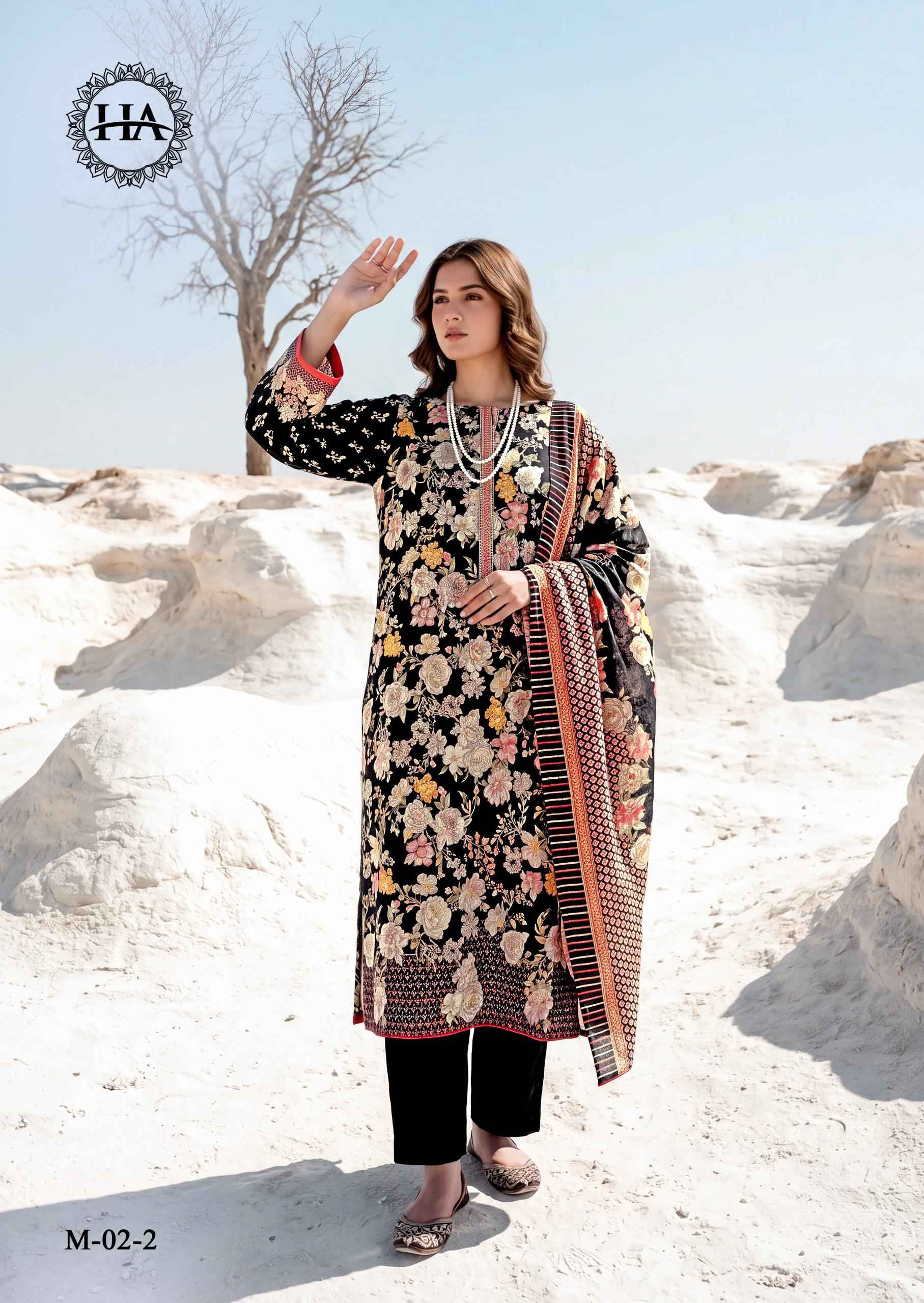 Harshit Fashion Lumina Zam Dress Material 6 pcs Catalogue