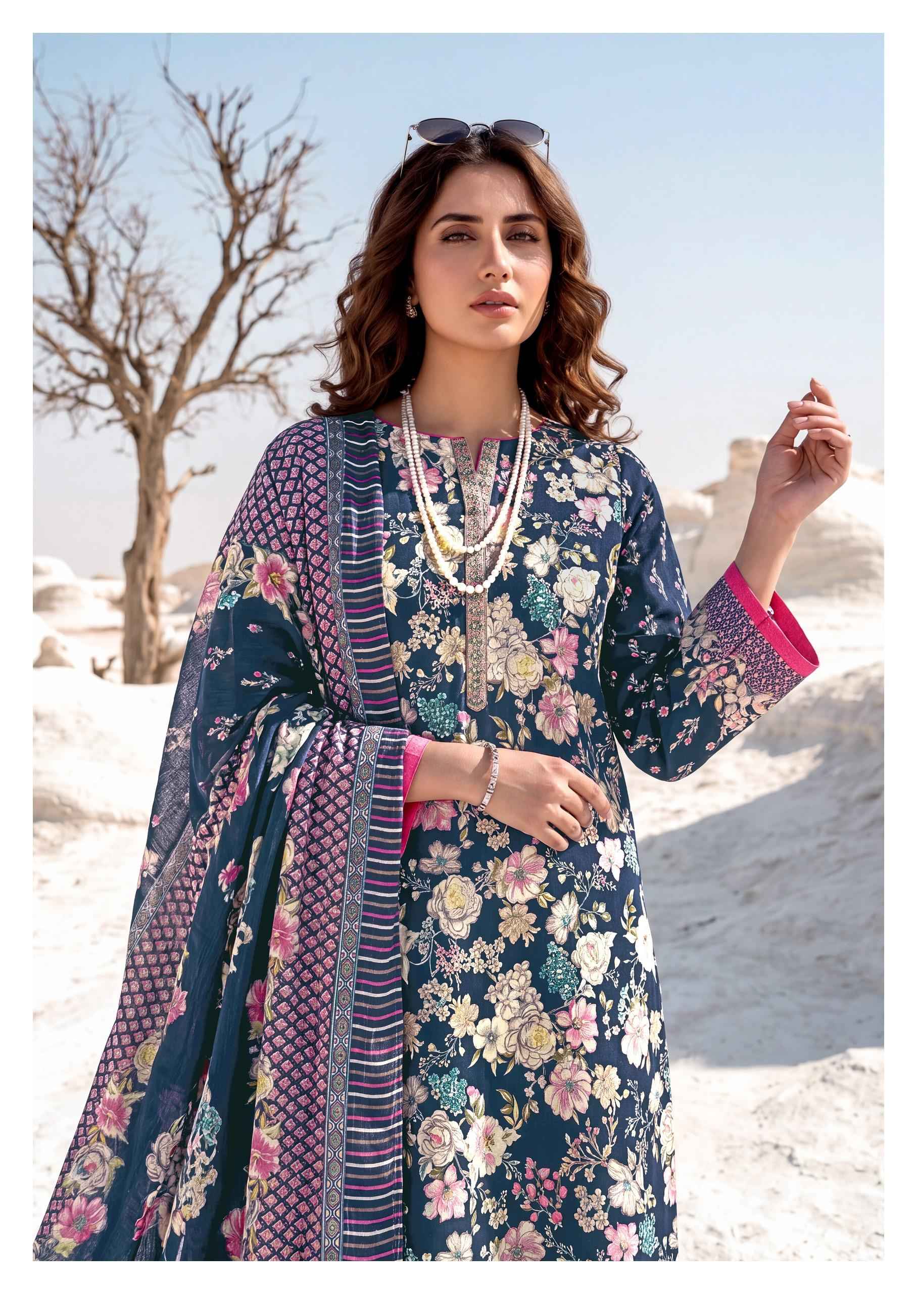 Harshit Fashion Lumina Zam Dress Material 6 pcs Catalogue