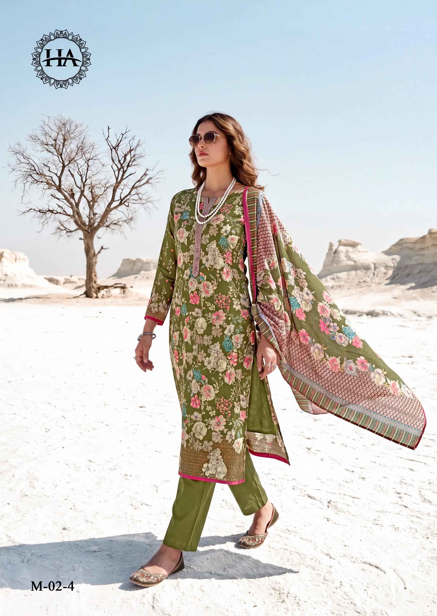 Harshit Fashion Lumina Zam Dress Material 6 pcs Catalogue