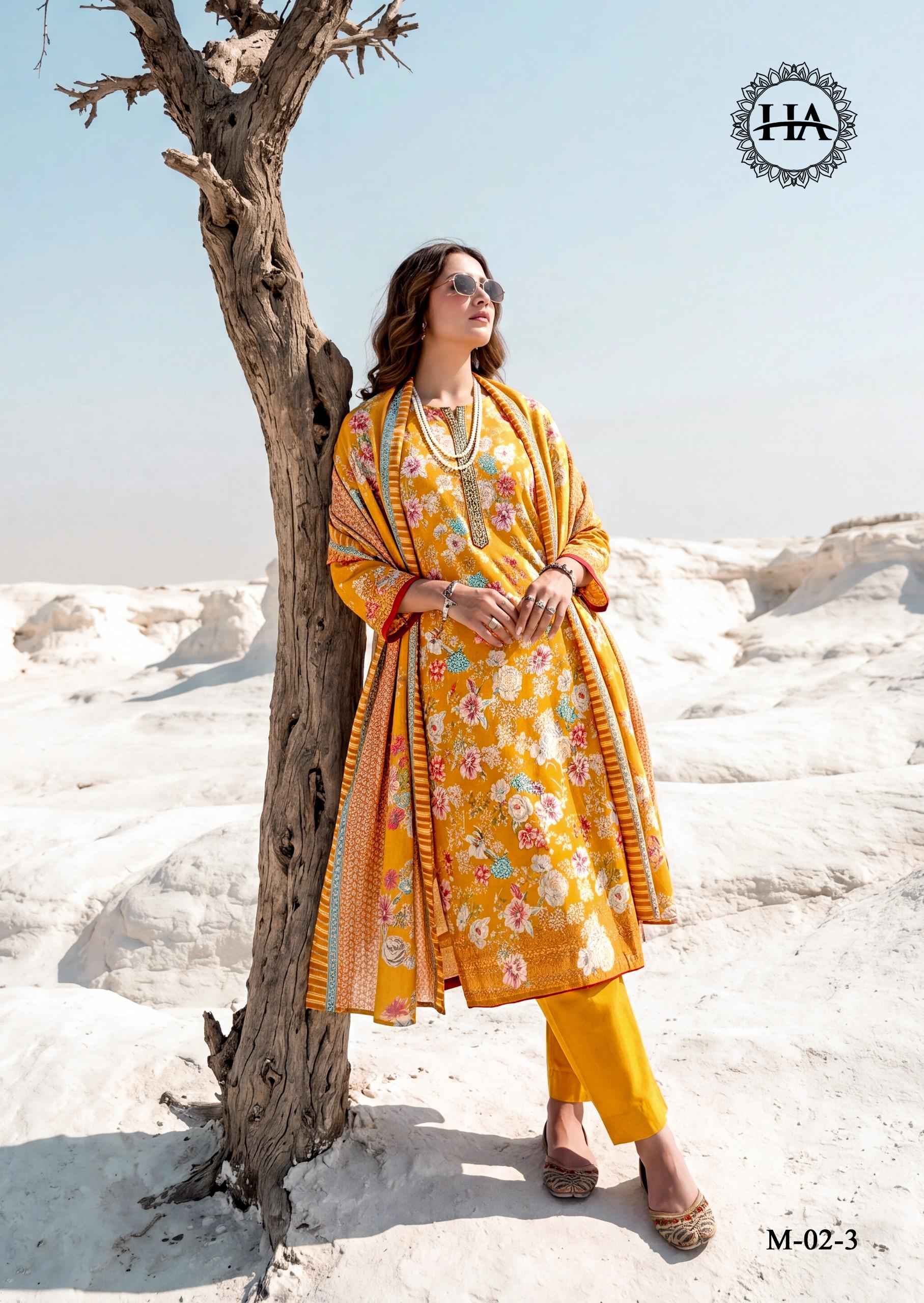 Harshit Fashion Lumina Zam Dress Material 6 pcs Catalogue