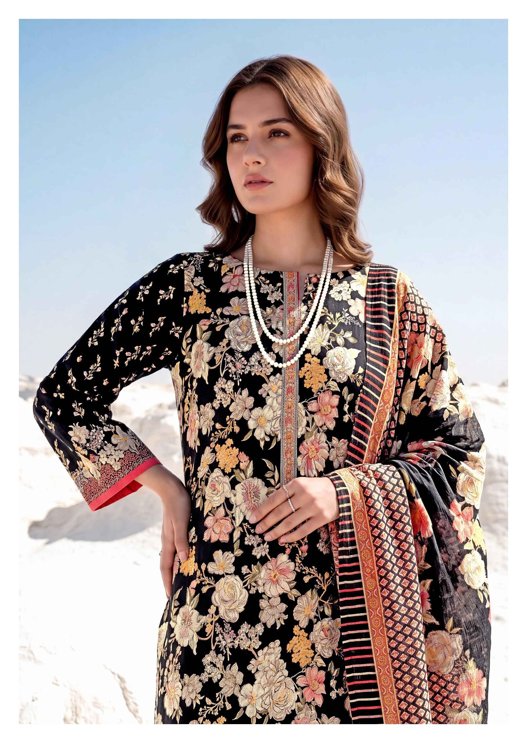 Harshit Fashion Lumina Zam Dress Material 6 pcs Catalogue