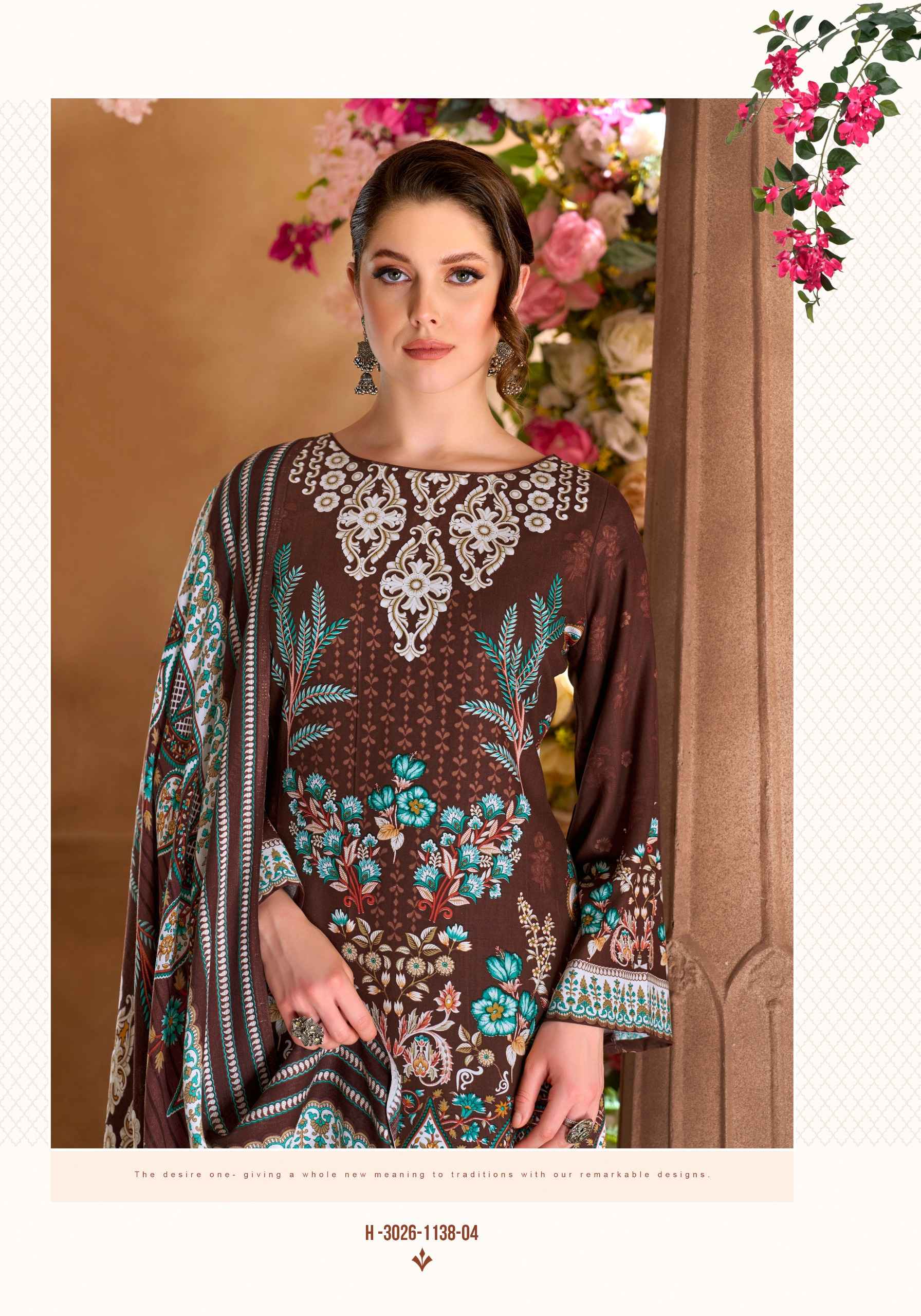Harshit Fashion Noor Street Viscose Reyon Dress Material 6 pcs Catalogue
