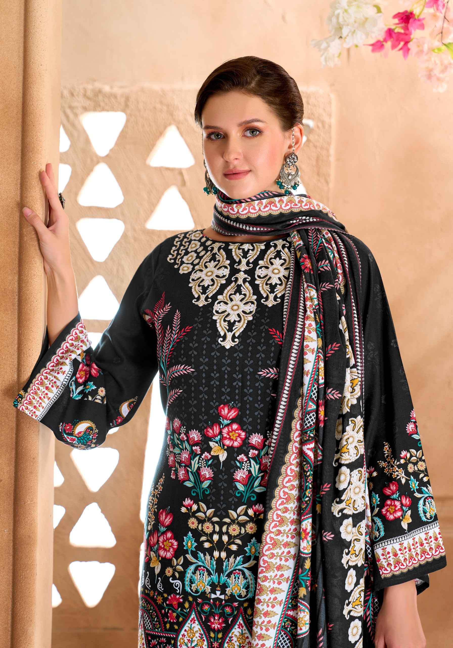 Harshit Fashion Noor Street Viscose Reyon Dress Material 6 pcs Catalogue
