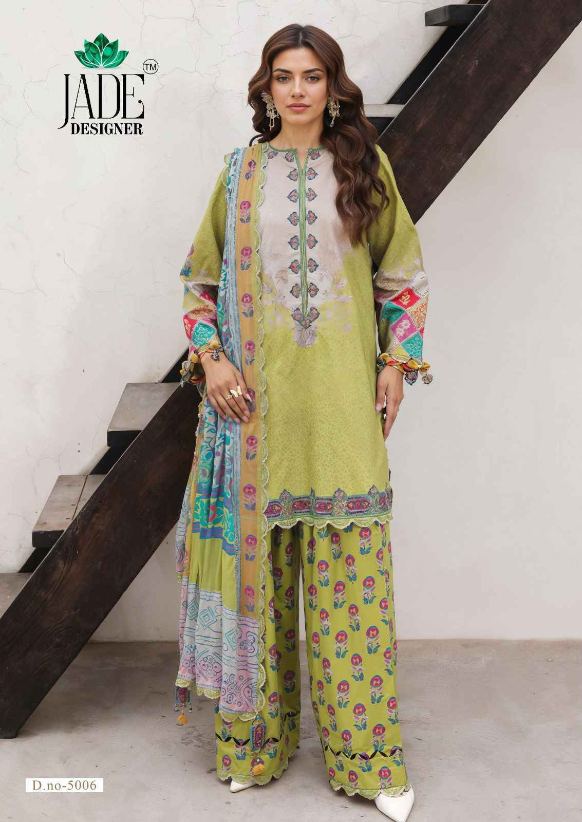 Jade Ayesha Zara Vol 5 Lawn Cotton Dress Material 6 pcs Catalogue
