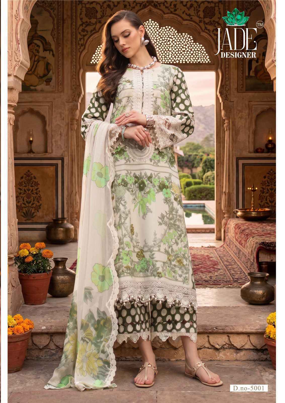 Jade Ayesha Zara Vol 5 Lawn Cotton Dress Material 6 pcs Catalogue