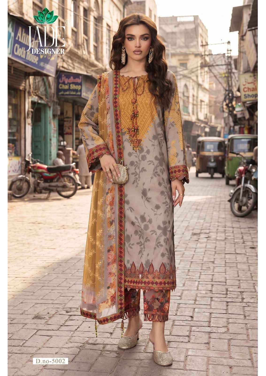 Jade Ayesha Zara Vol 5 Lawn Cotton Dress Material 6 pcs Catalogue