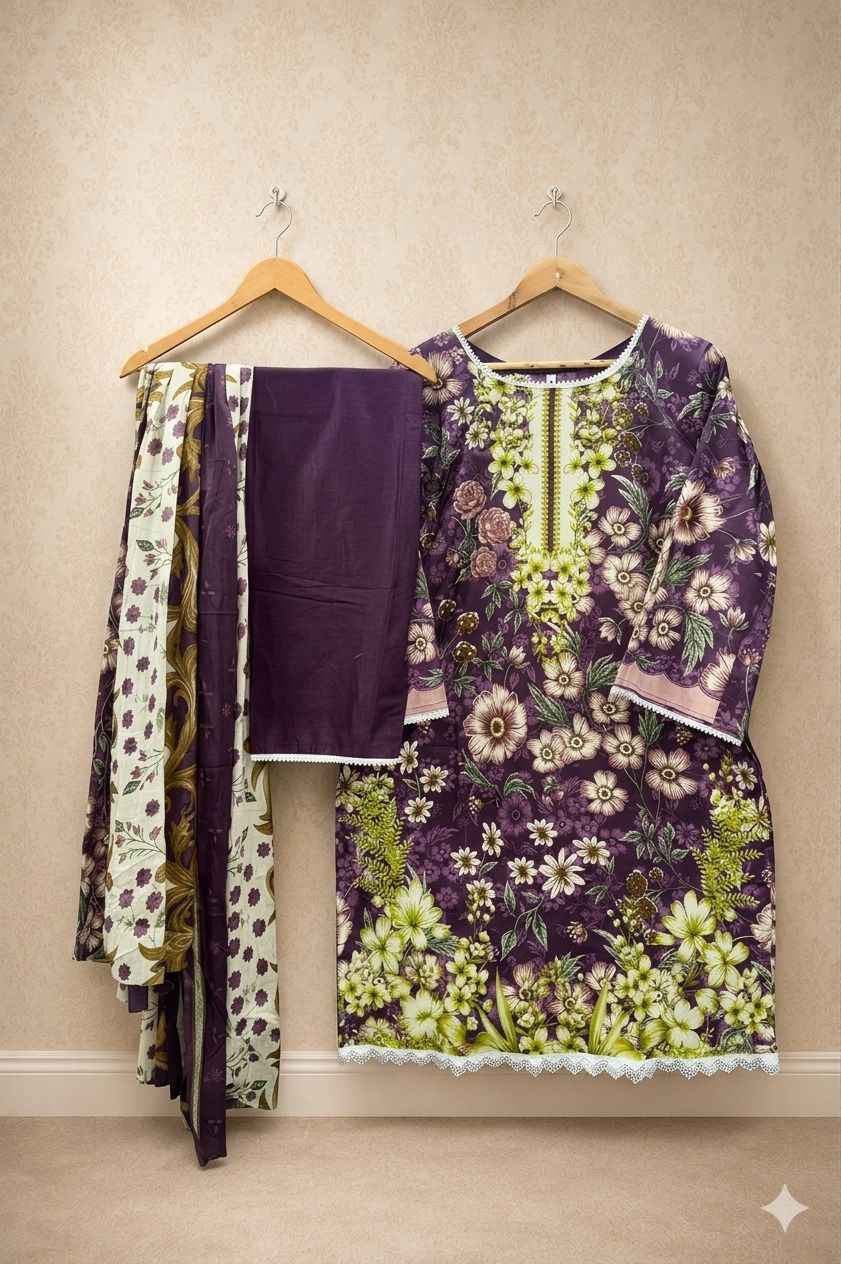 Jade Bin Saeed Heavy Luxury Vol 19 Readymade Cotton Dress 6 pcs Catalogue