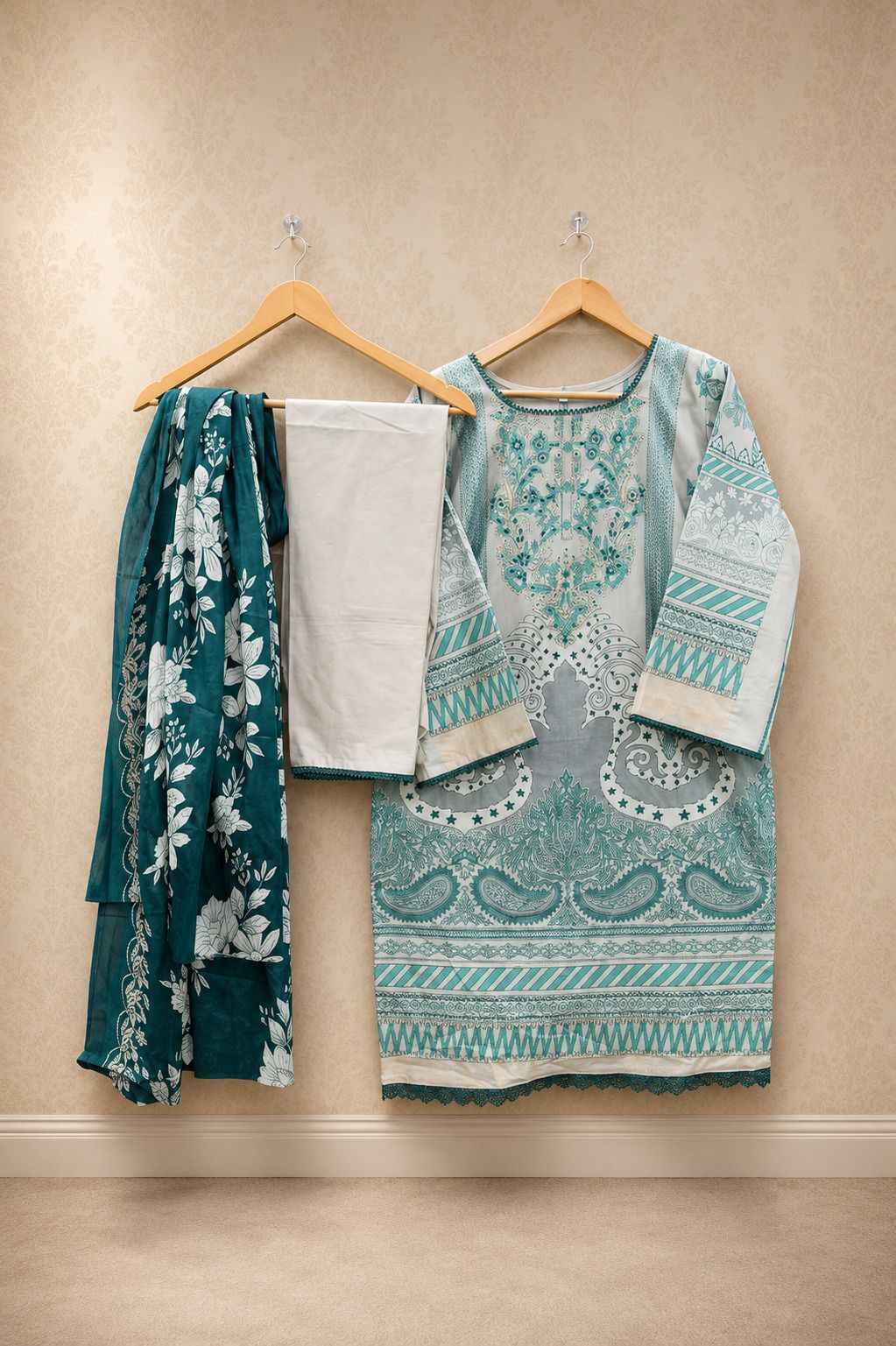 Jade Bin Saeed Heavy Luxury Vol 19 Readymade Cotton Dress 6 pcs Catalogue