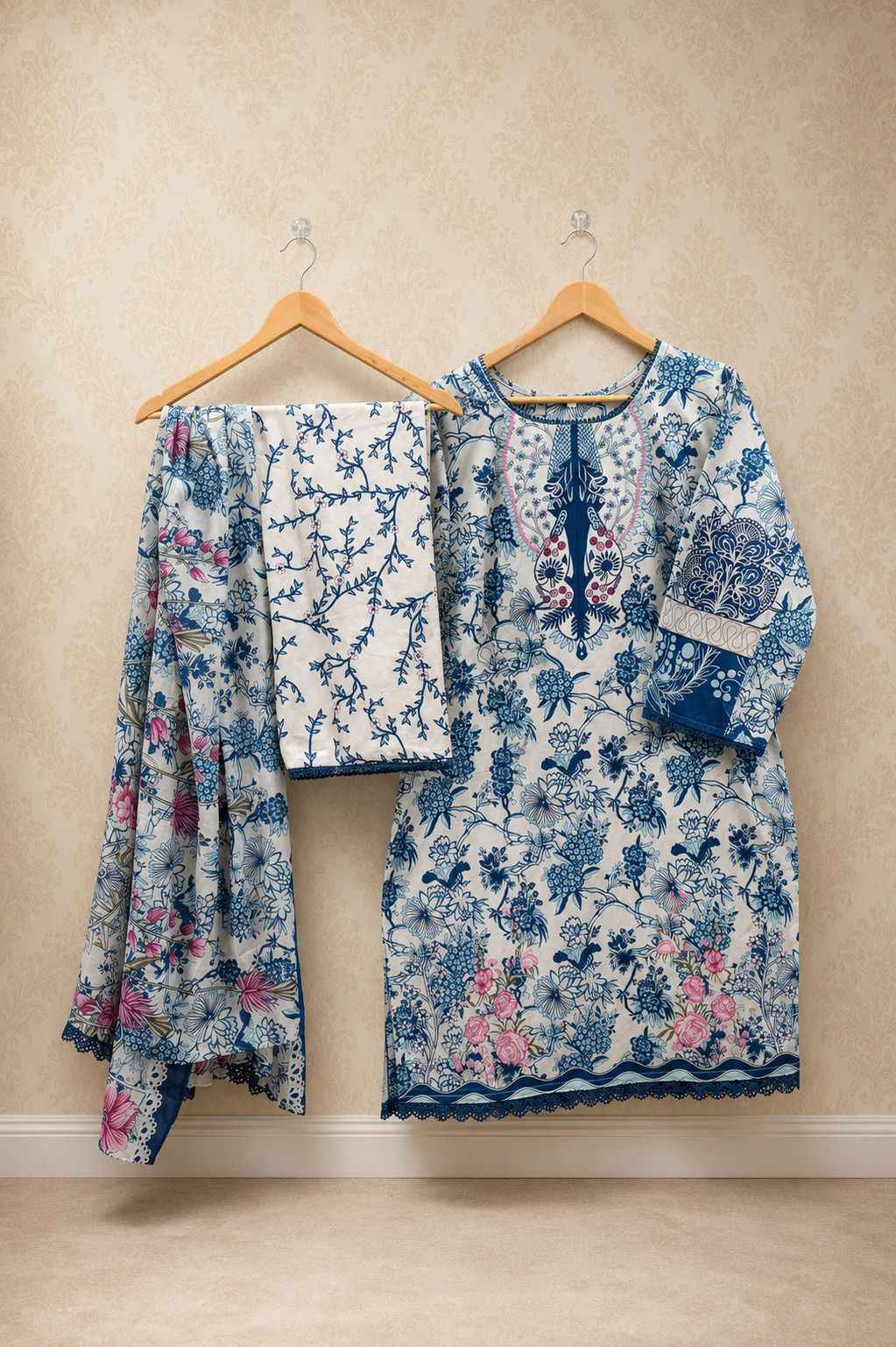 Jade Bin Saeed Heavy Luxury Vol 19 Readymade Cotton Dress 6 pcs Catalogue