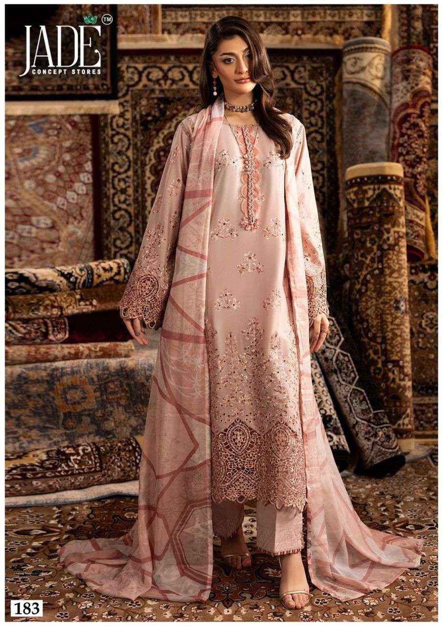 Jade Chevron Vol 19 Cotton Dress Material 6 Pc Catalog