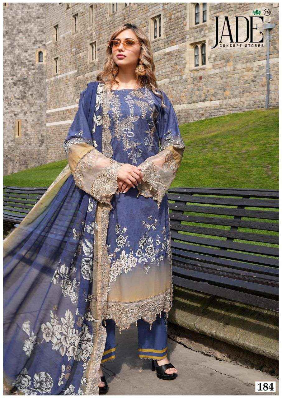 Jade Chevron Vol 19 Cotton Dress Material 6 Pc Catalog