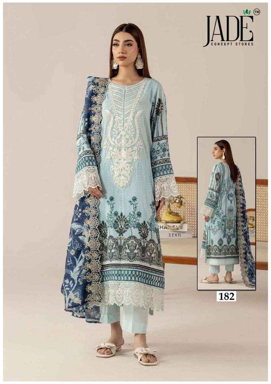Jade Chevron Vol 19 Readymade Cotton Dress 6 Pc Catalog