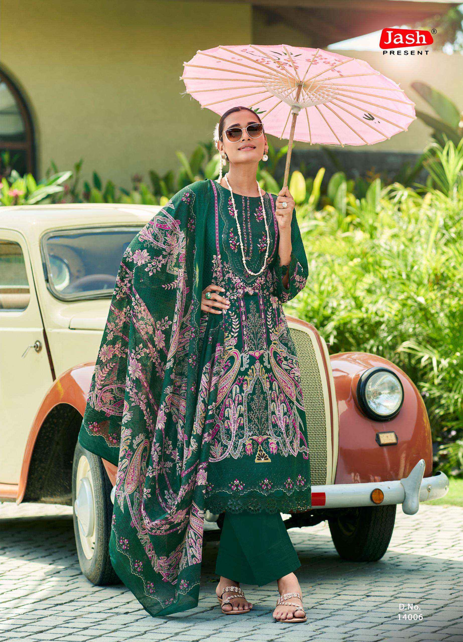 Jash Bellisha Vol 14 Cotton Dress Material 10 pcs Catalogue