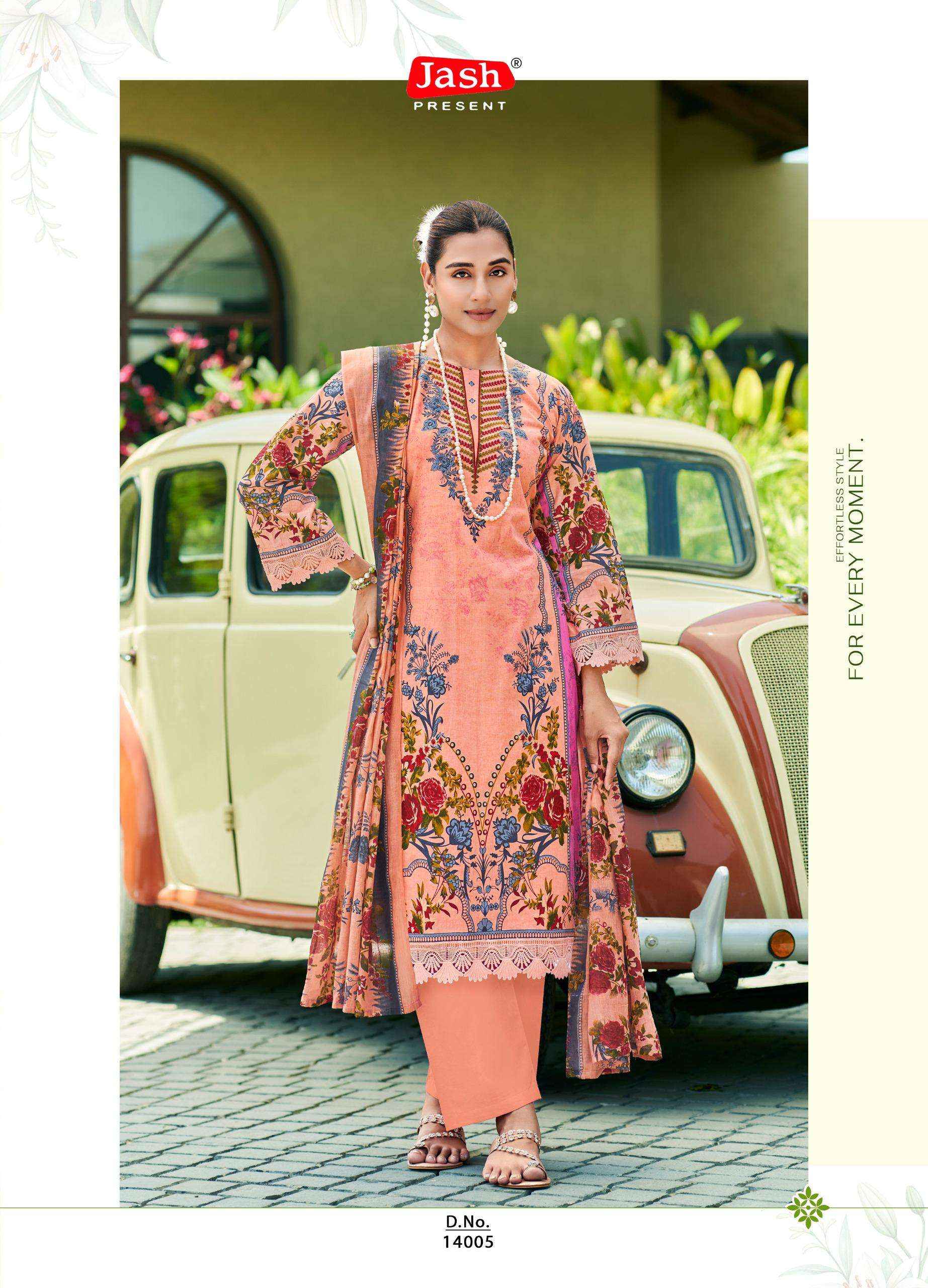 Jash Bellisha Vol 14 Cotton Dress Material 10 pcs Catalogue