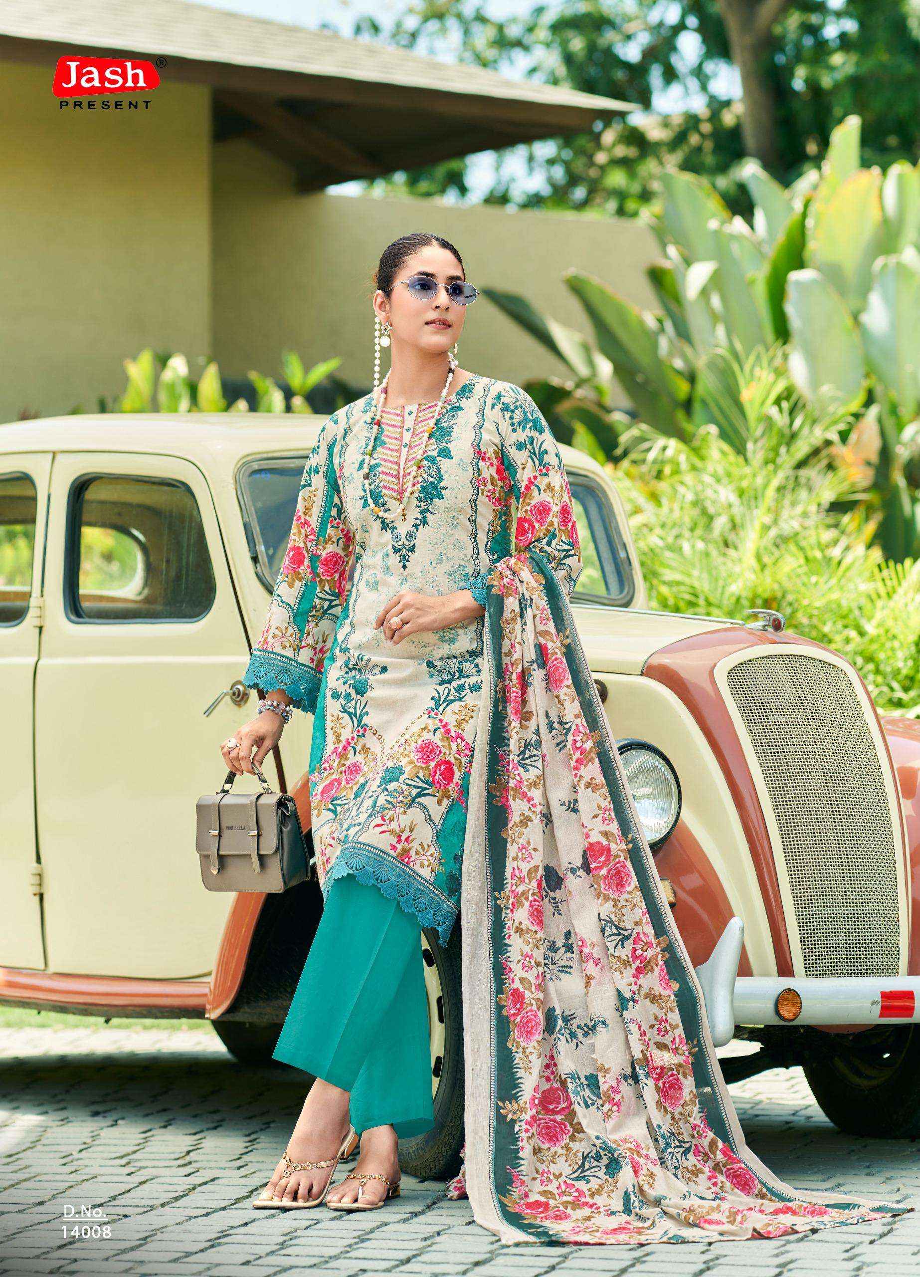 Jash Bellisha Vol 14 Cotton Dress Material 10 pcs Catalogue